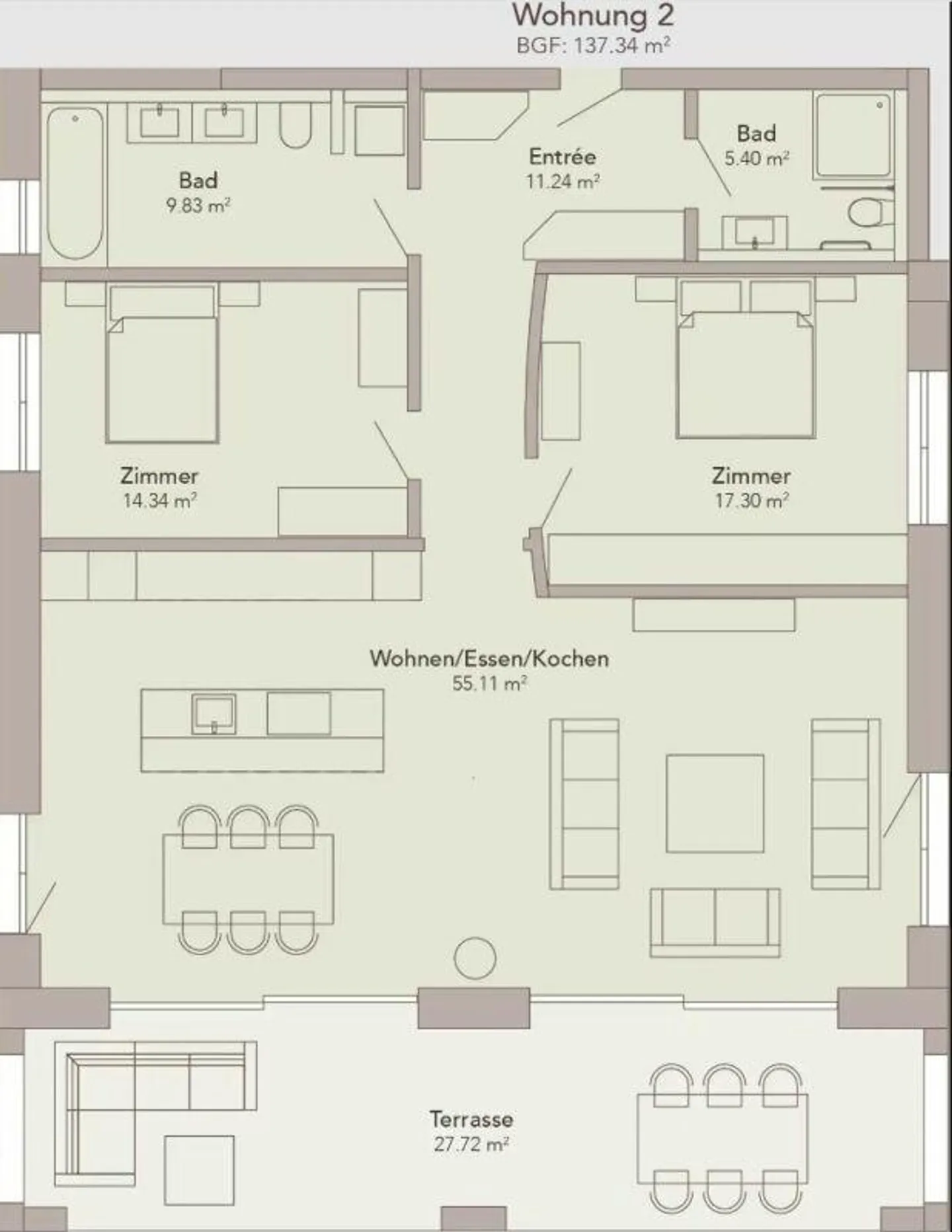 3.5-Zimmer-Wohnung EG ERSTWOHNSITZ - Photo 7 sur 7