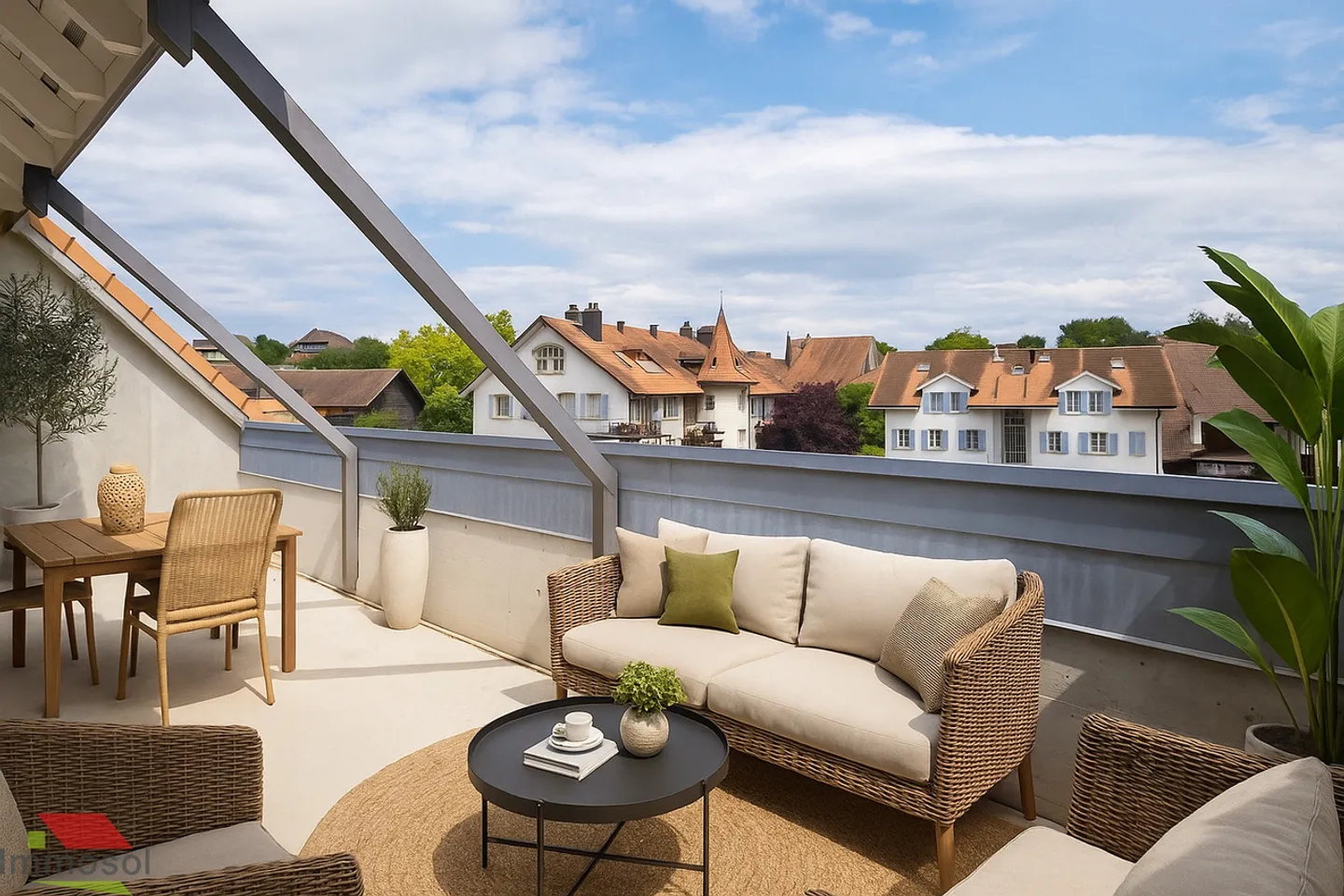 Corcelles - New 3.5 room apartment with terrace and attic - Photo 2 of 10