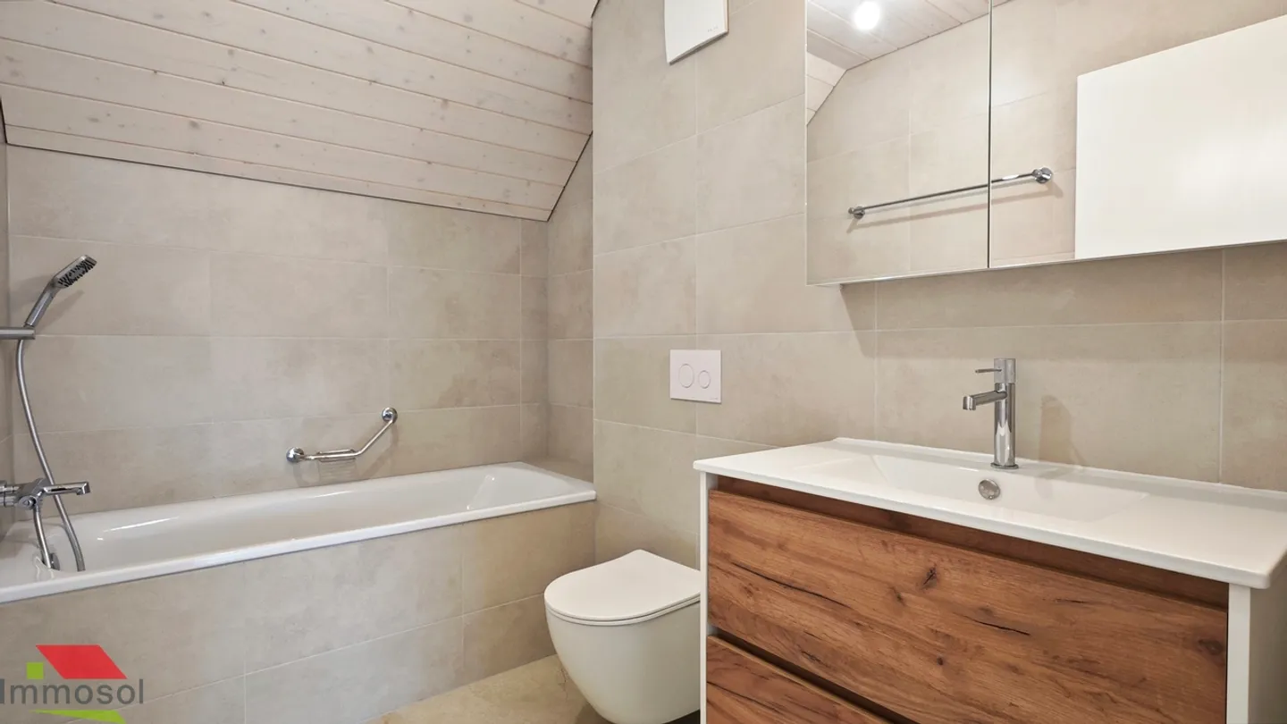 Corcelles - New 3.5 room apartment with terrace and attic - Photo 7 of 10
