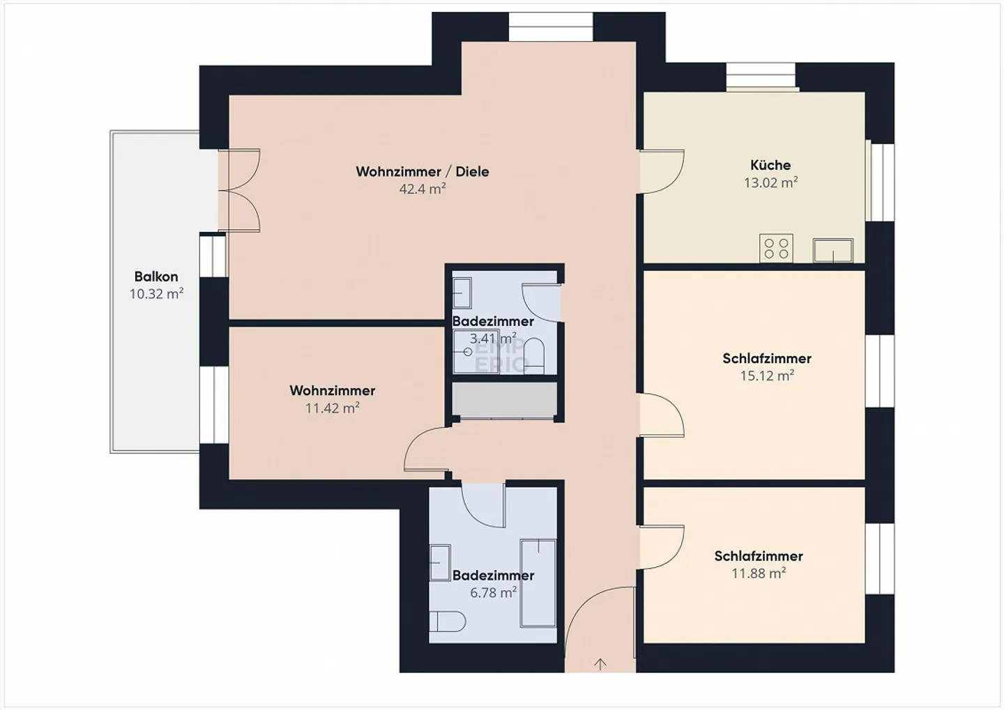 4.5 Room Apartment - Photo 7 of 7