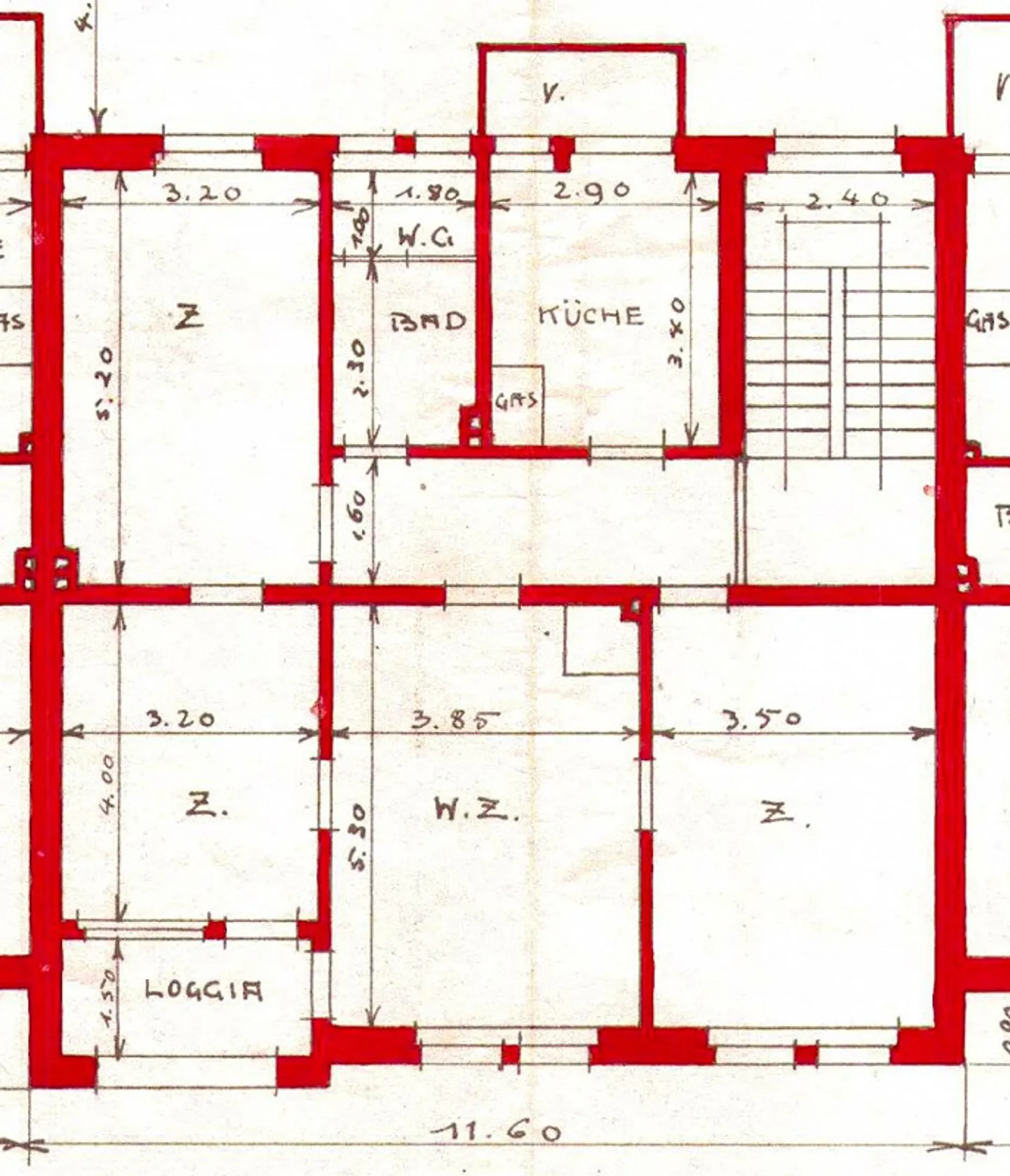 Charming 4-room old building apartment with balcony + view - Photo 10 of 10