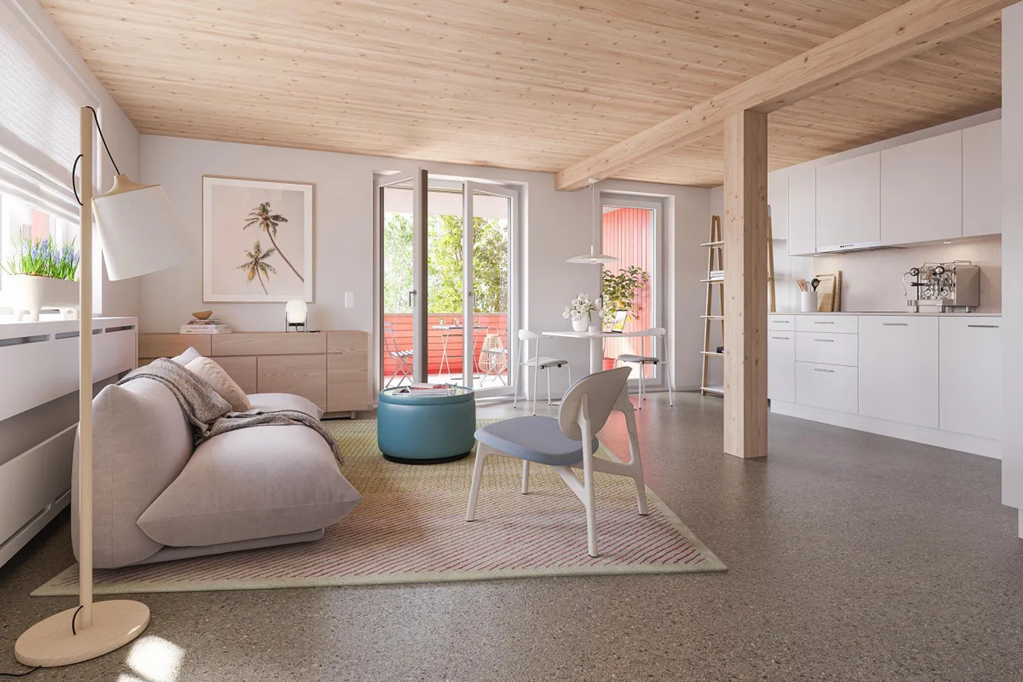 Climate-friendly living in urban new apartments in Altstetten - Photo 2 of 3