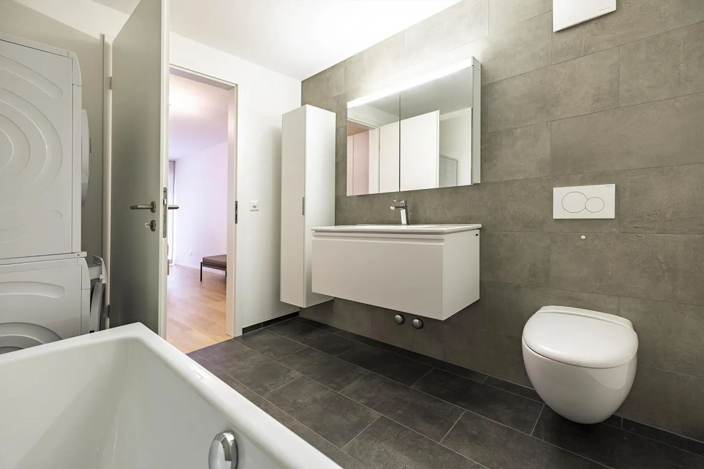 3.5-room apartment attic | Mountain view | Balcony | 2 parking spaces | Visp - Photo 11 of 20