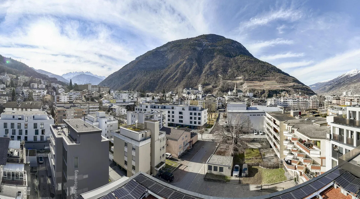 3.5-room apartment attic | Mountain view | Balcony | 2 parking spaces | Visp - Photo 16 of 20