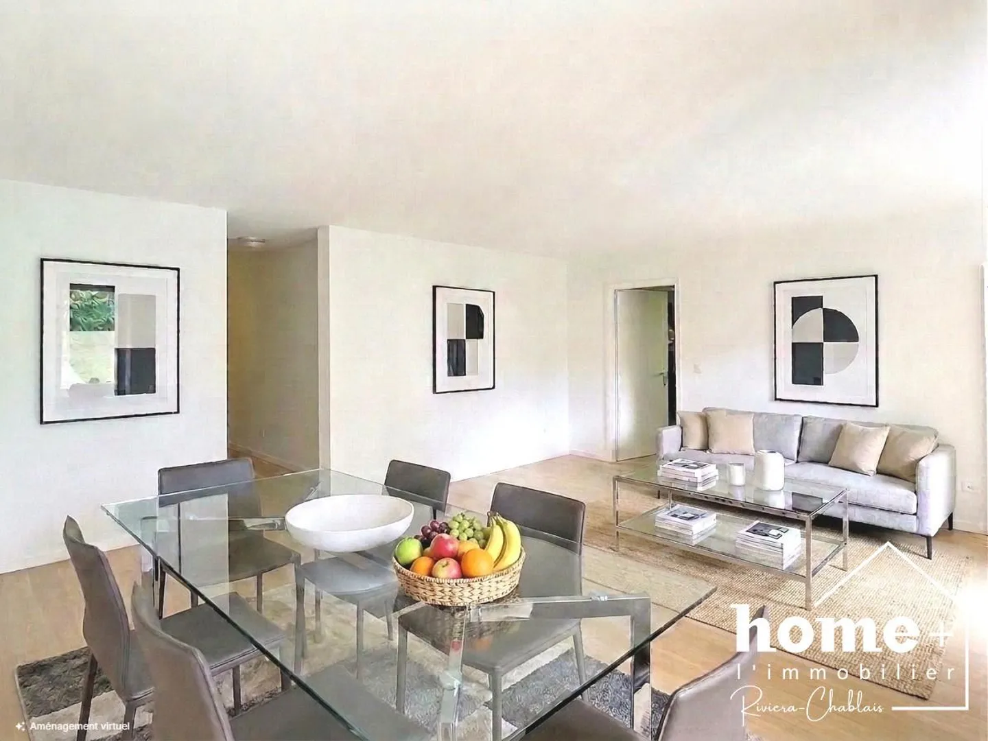 Appartement de 2,5 pièces en rez-de-jardin avec grande terrasse - Photo 2 sur 11