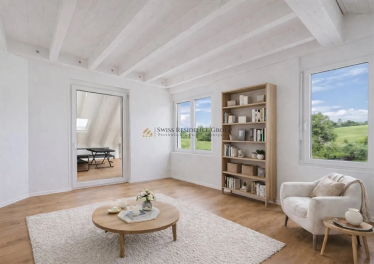 Modernes Dachgeschoss mit Weitblick - Wohnen mit Stil und Ruhe in Rossau bei Mettmenstetten - Foto 1 von 9