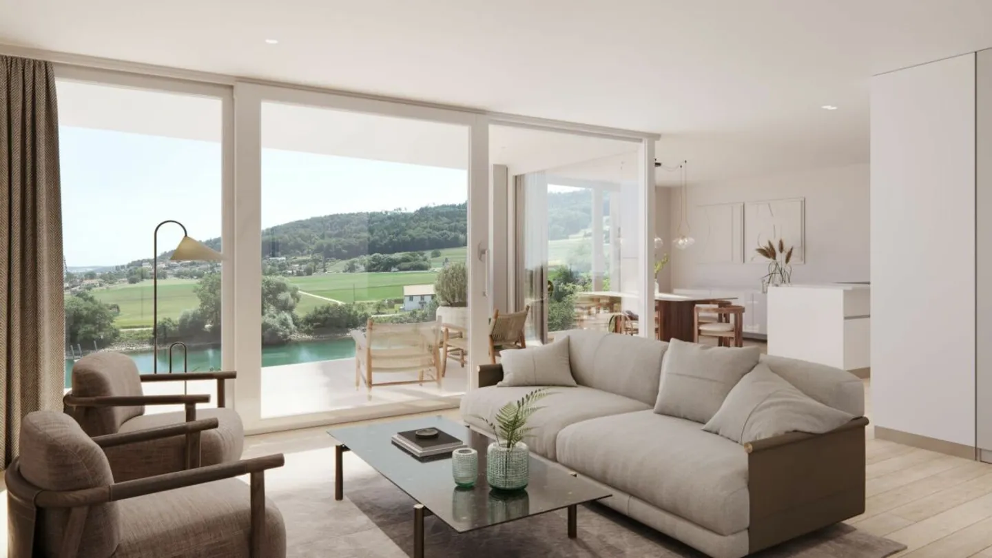 H5.1 I Premium 3.5-room apartment on the 5th floor with a view directly on the Aare - Photo 5 of 8