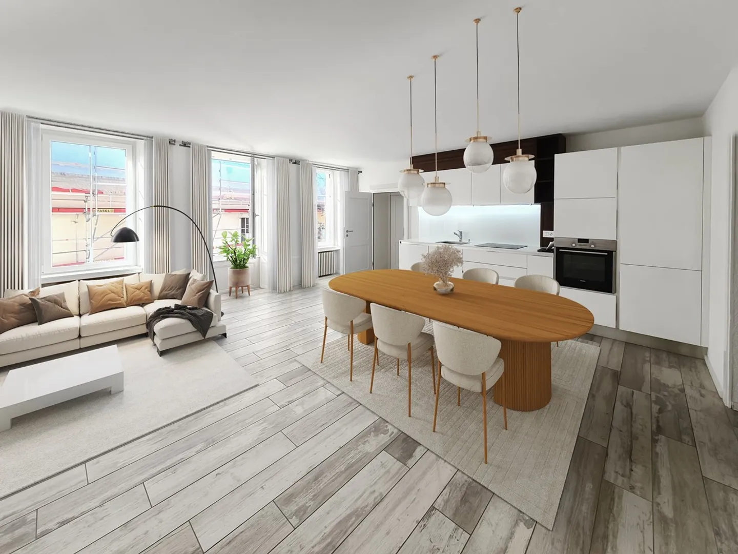 Appartement de 4.5 pièces rénové dans un bel immeuble - Photo 2 sur 7