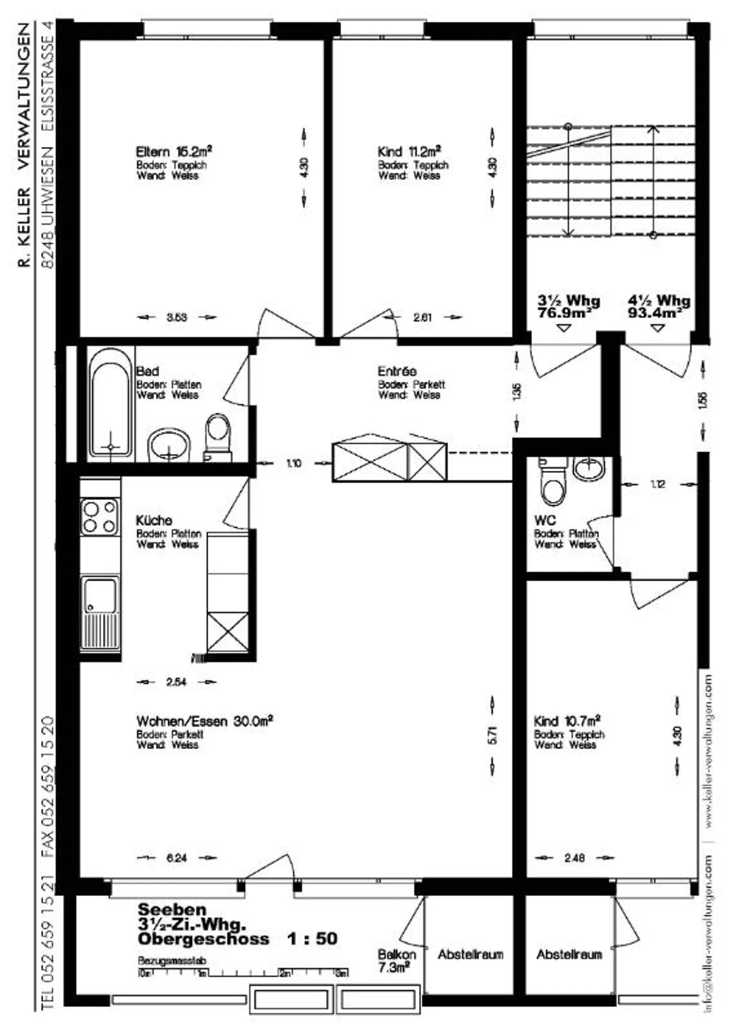 3.5 Room Apartment - Photo 4 of 4
