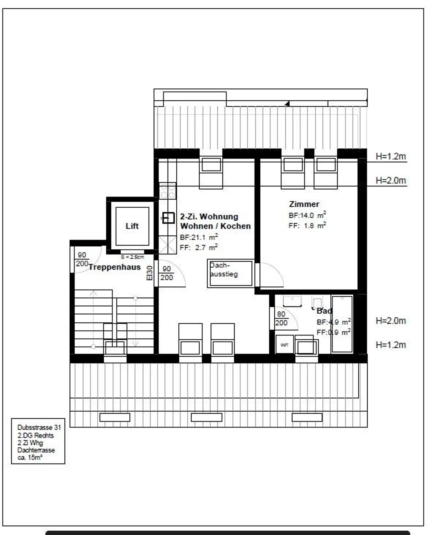 Modern Penthouse with Terrace - Photo 4 of 13