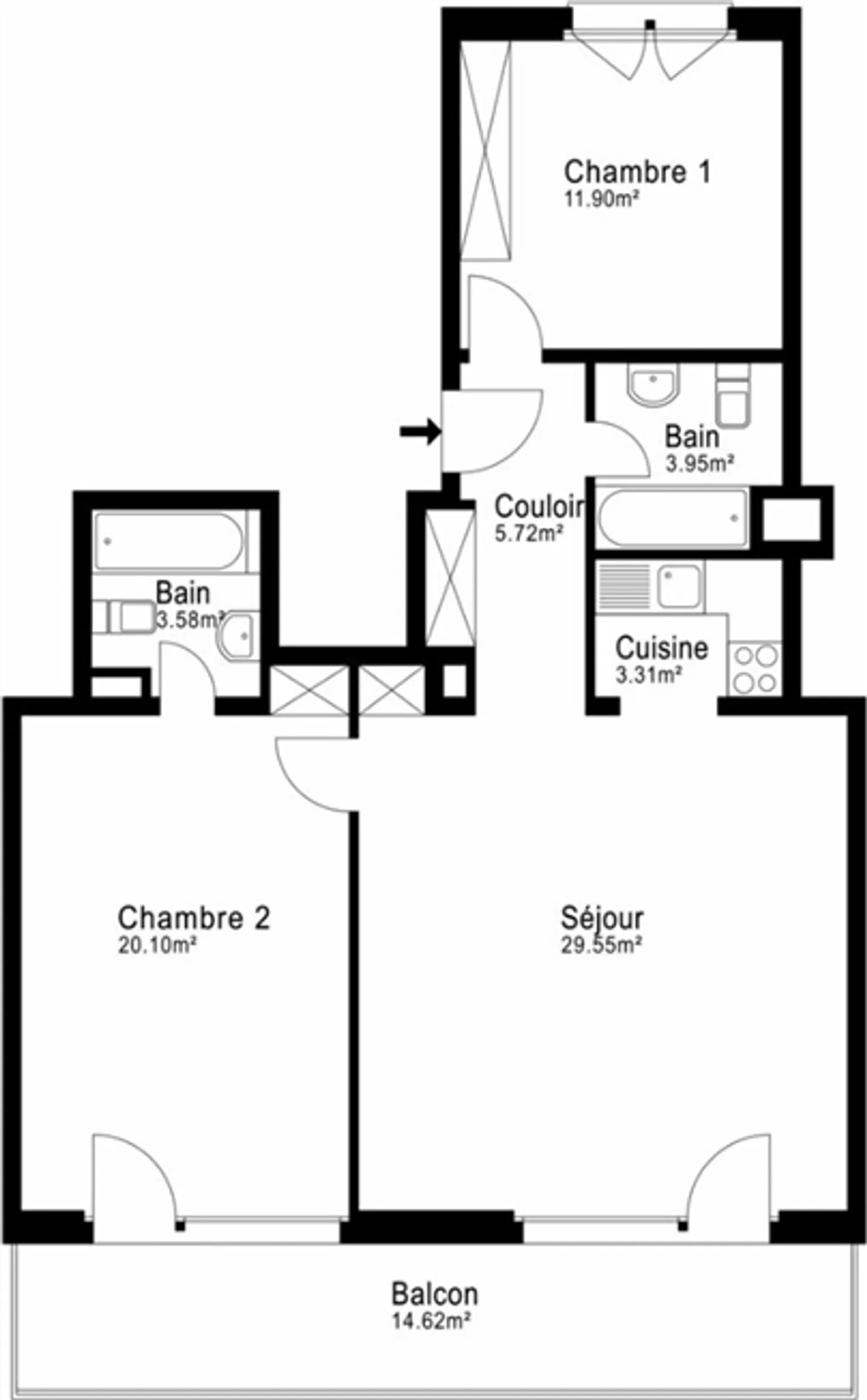 Ski-in/Ski-out Wohnung mit Aussicht - Foto 10 von 10
