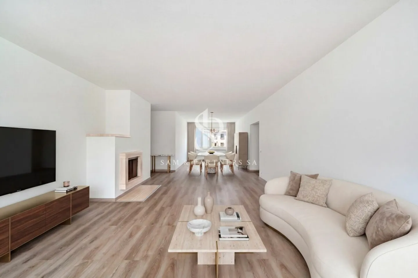 Geräumiges Appartement in Gentilino - Foto 2 von 12