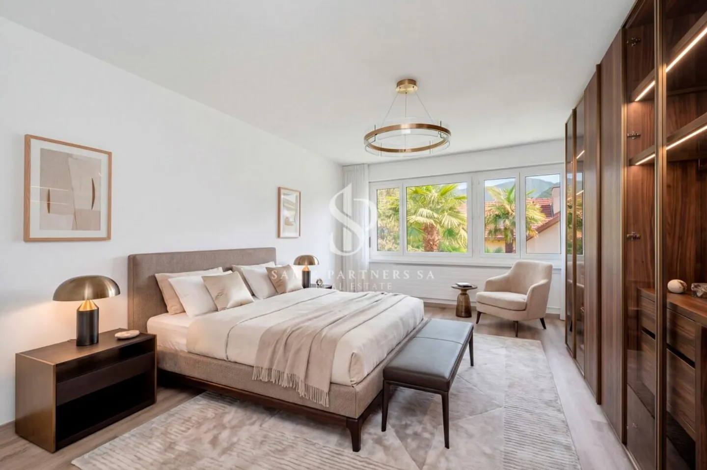 Geräumiges Appartement in Gentilino - Foto 7 von 12