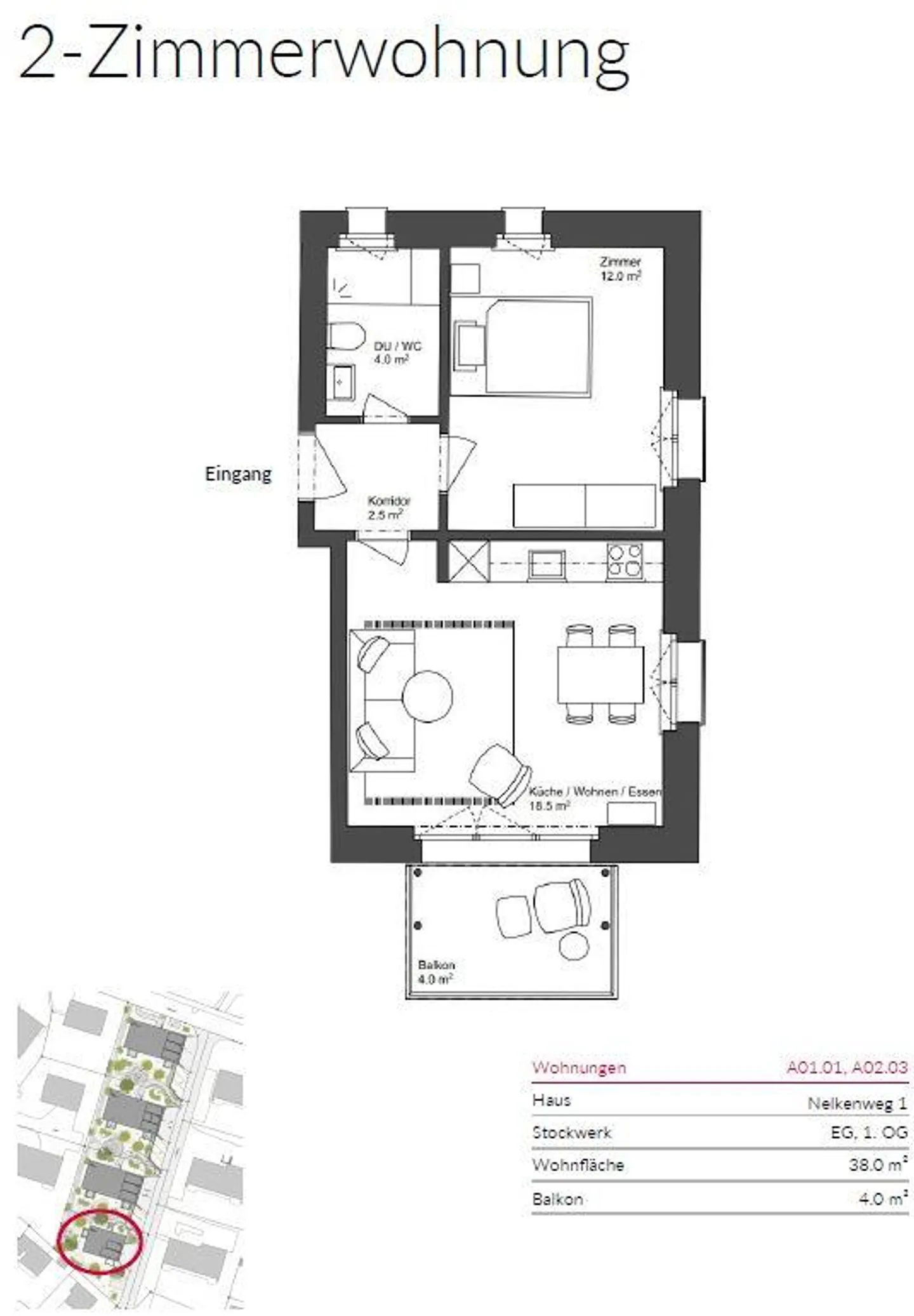 Apartment for rent - Photo 5 of 5