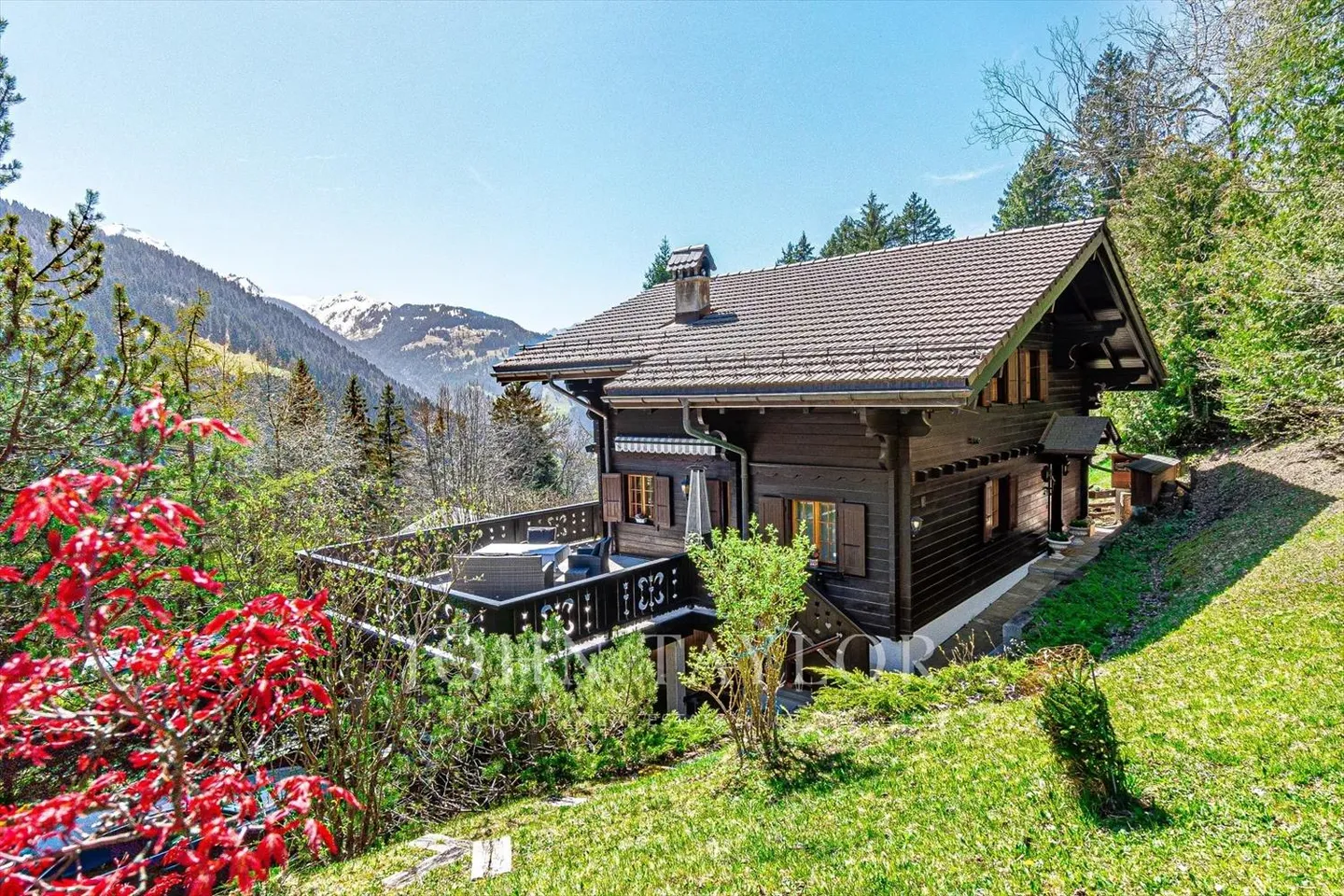 Chalet magnifique dans une oasis verte avec vue sur les montagnes - Photo 2 sur 8