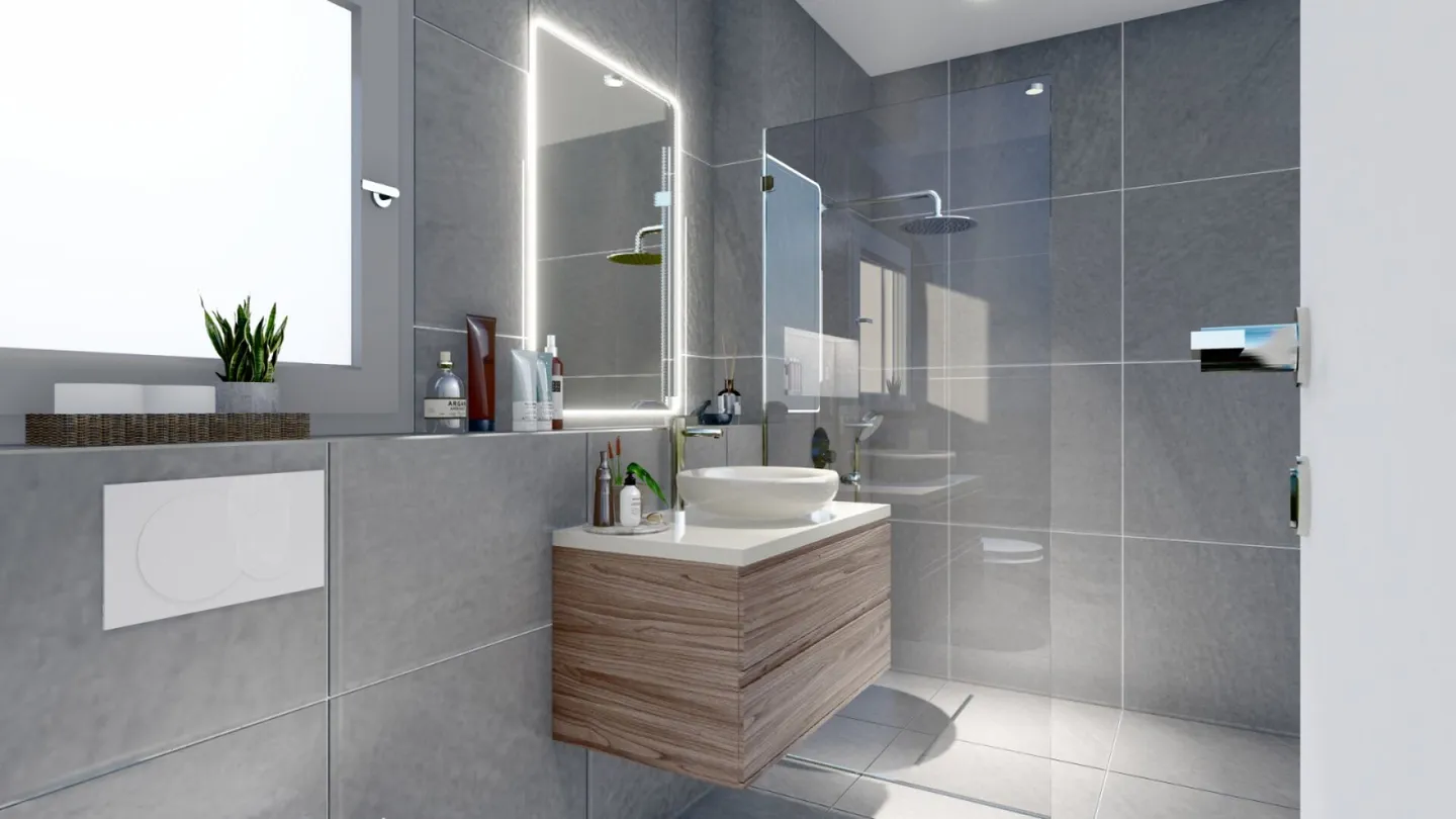 Newly built garden apartment No. 7: 2 bathrooms, terrace, 110 m² garden, carport, cellar, washing machine/dryer - Photo 1 of 18