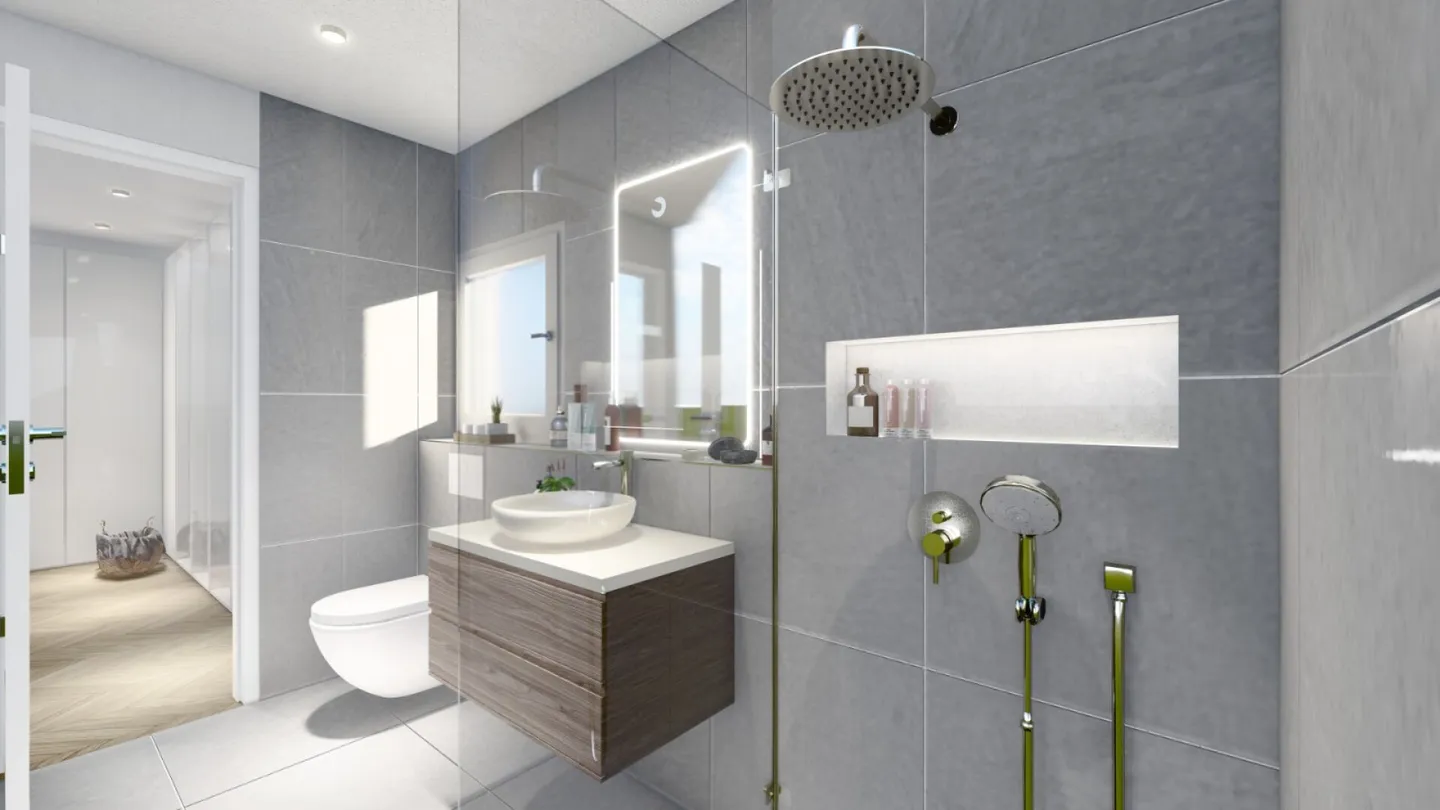 Newly built garden apartment No. 7: 2 bathrooms, terrace, 110 m² garden, carport, cellar, washing machine/dryer - Photo 2 of 18