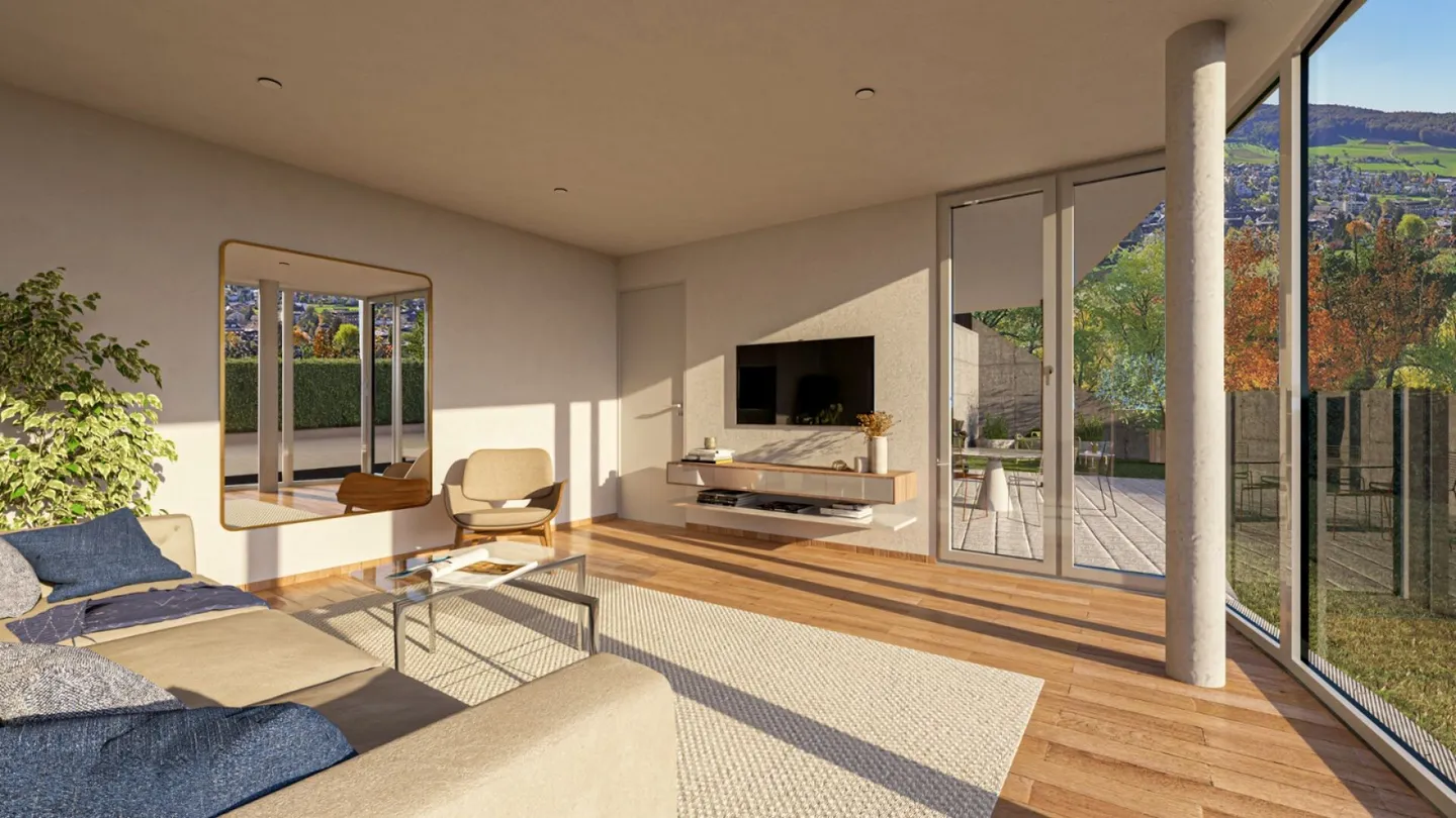 Newly built garden apartment No. 7: 2 bathrooms, terrace, 110 m² garden, carport, cellar, washing machine/dryer - Photo 5 of 18