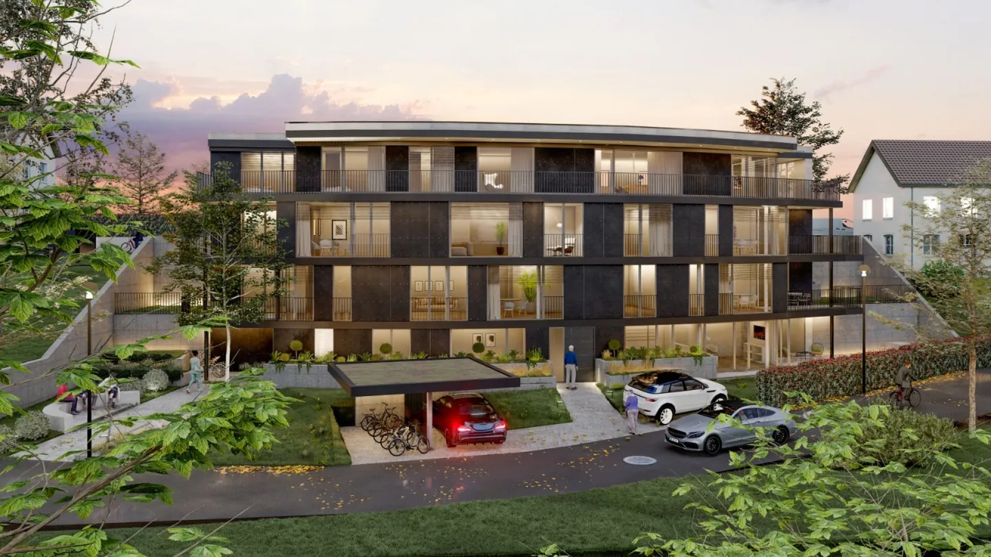 Newly built garden apartment No. 7: 2 bathrooms, terrace, 110 m² garden, carport, cellar, washing machine/dryer - Photo 14 of 18