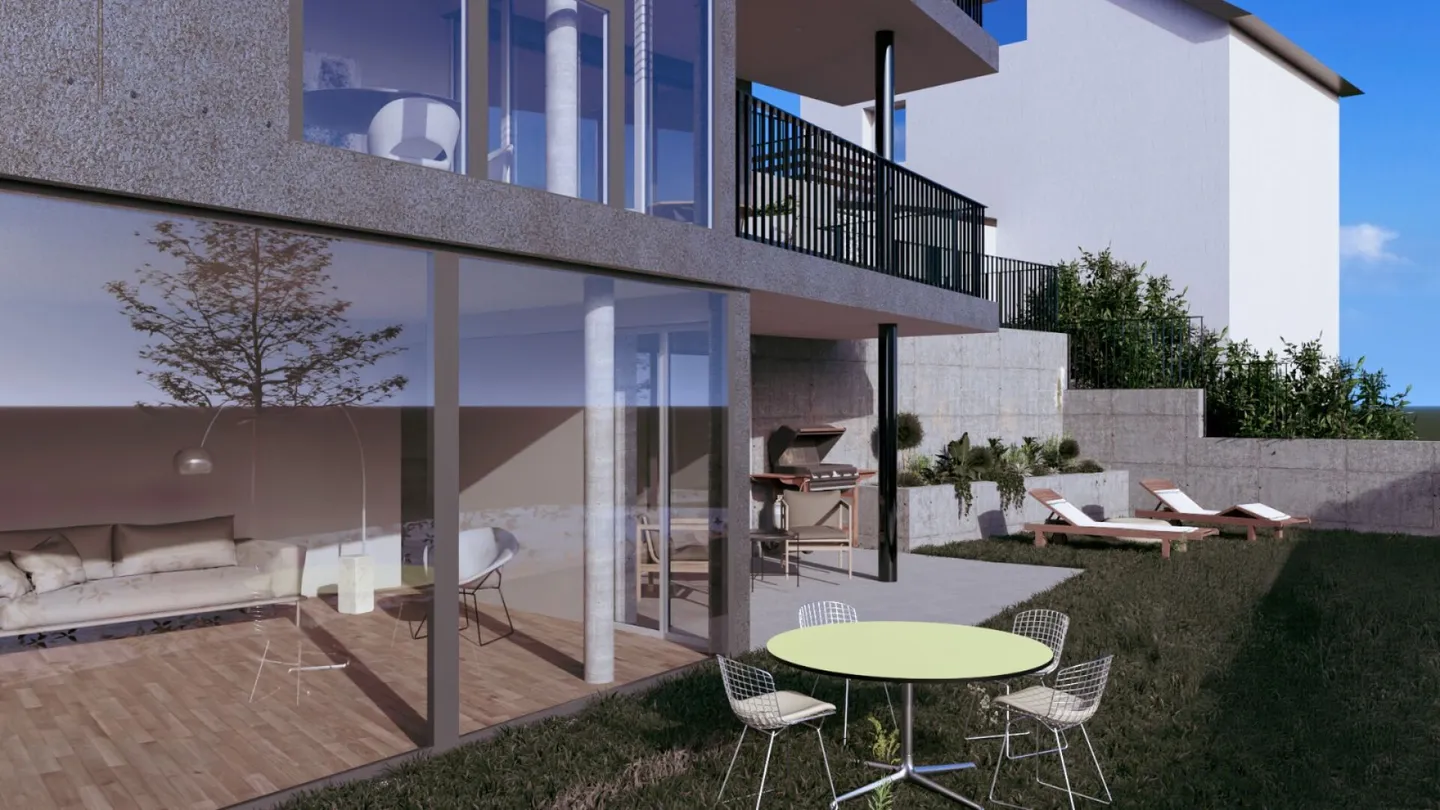 Newly built garden apartment No. 7: 2 bathrooms, terrace, 110 m² garden, carport, cellar, washing machine/dryer - Photo 15 of 18