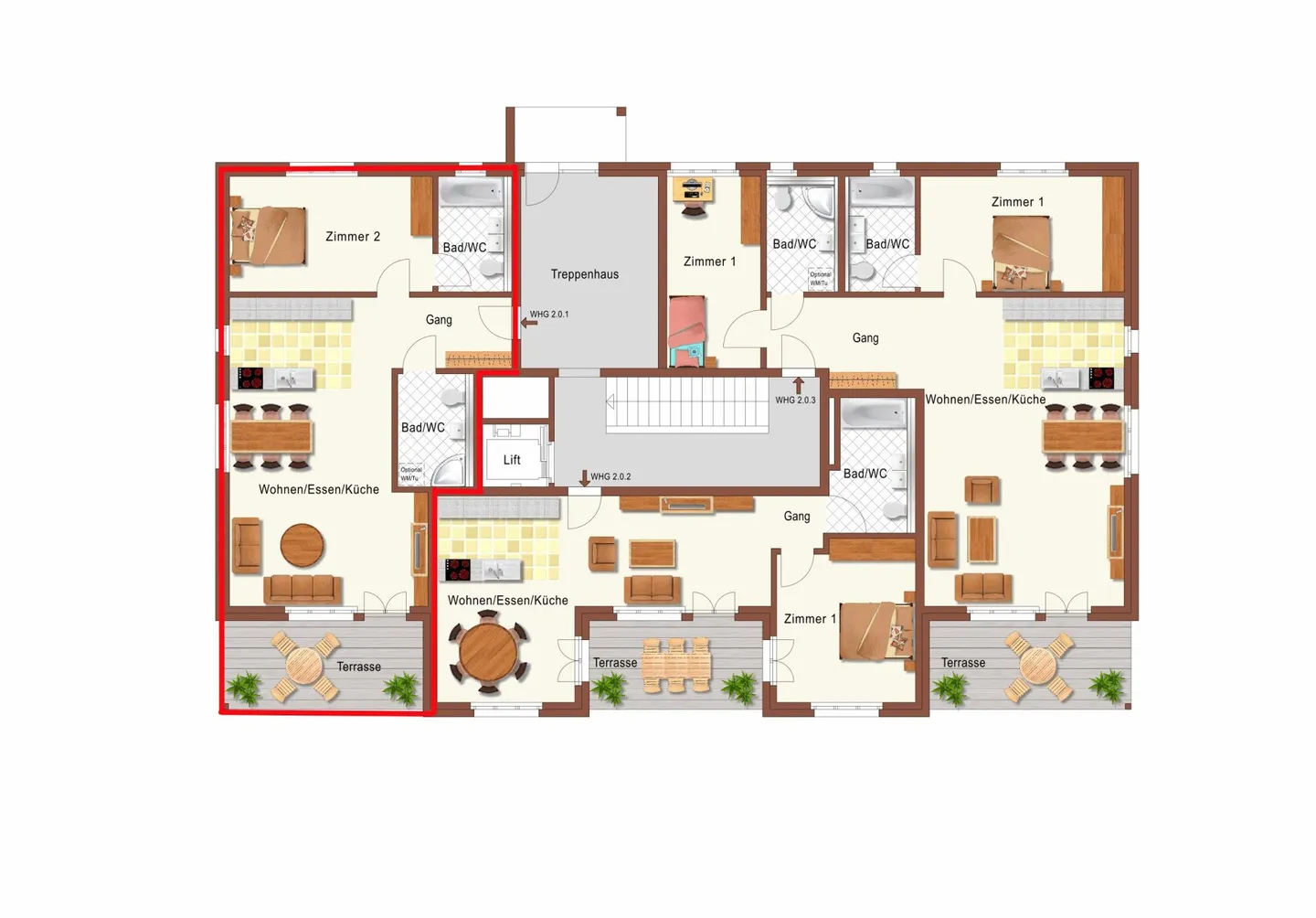 Appartamento giardino 2½ locali elegante vicino a Wil - moderno, centrale e confortevole - Foto 6 di 6