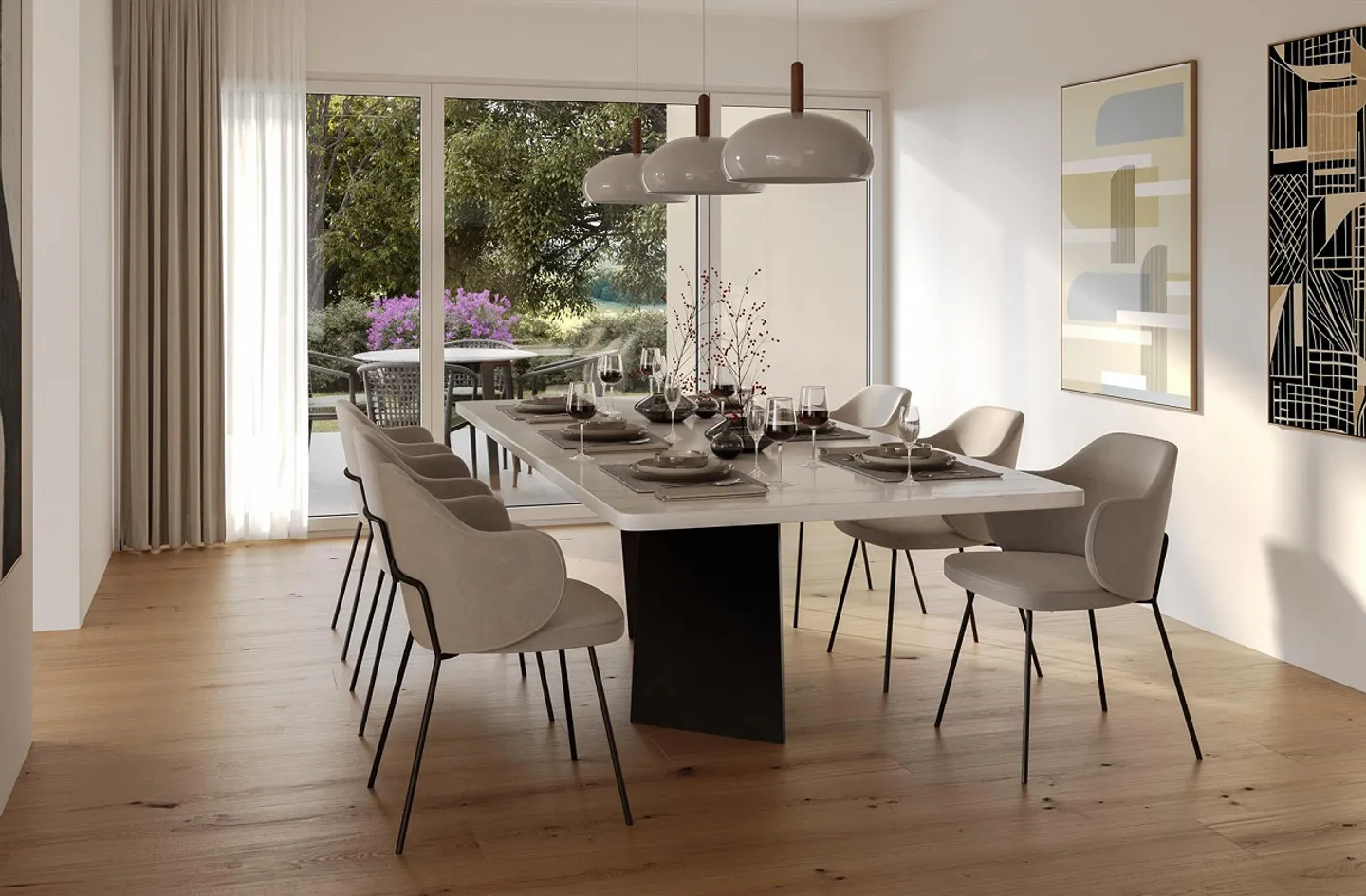 Appartamento giardino 2,5 locali con molta privacy e spazio di stoccaggio - Foto 2 di 6