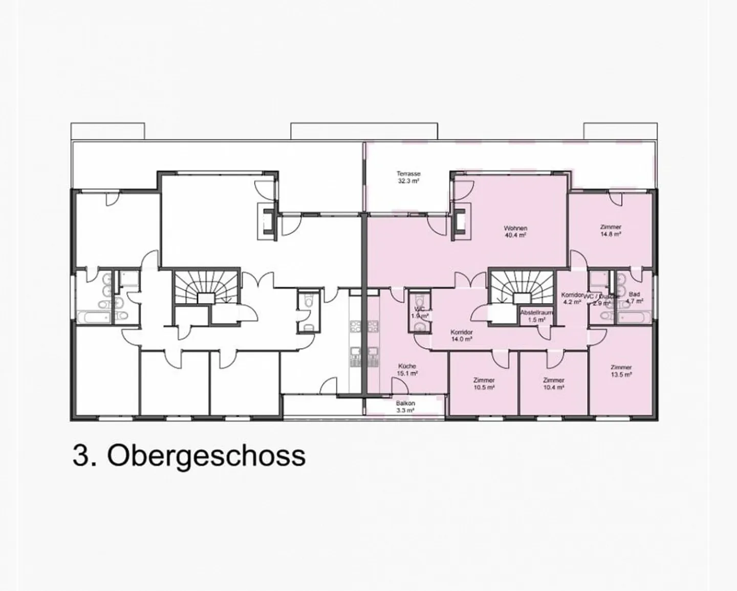 Tolle 5.5 Zimmer Attikawohnung Allschwil mit schöner Aussicht - Foto 12 von 13