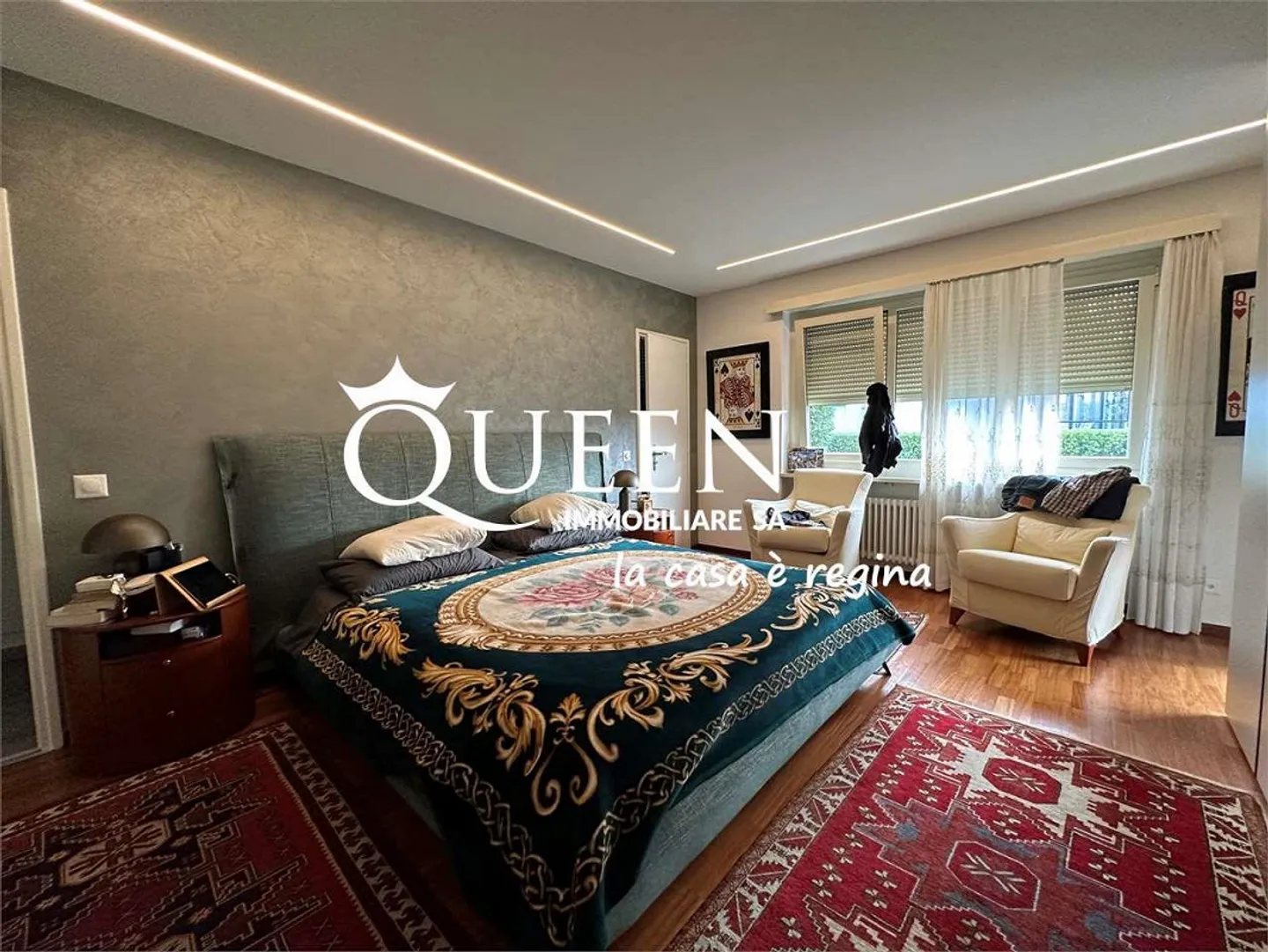 Vacallo: Villa 5.5 Zimmer, 260 qm, großes Grundstück, dominante Lage - Foto 9 von 13