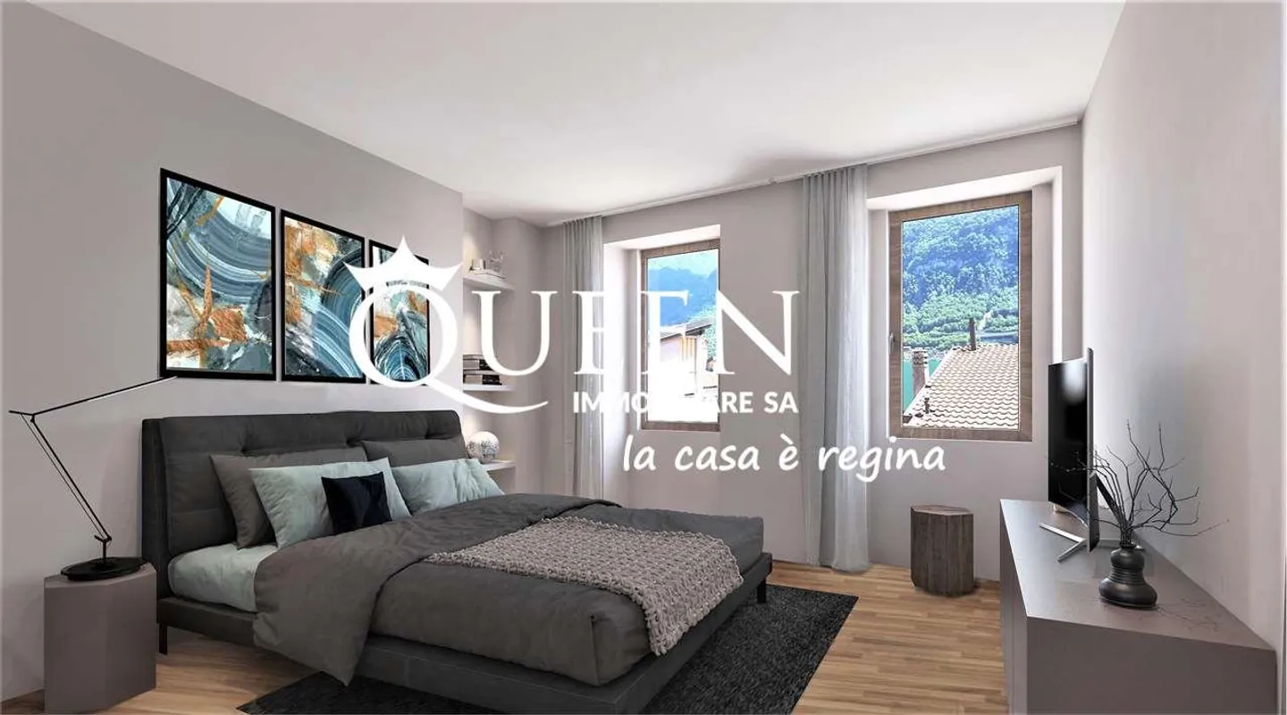 Riva San Vitale: charakteristisches Kernhaus 4.5 Zimmer, 180 qm. - Foto 6 von 13