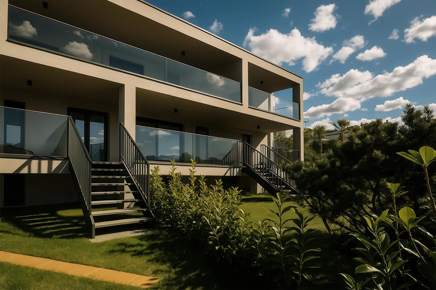 Appartamento 4,5 locali con giardino e vista parziale sul lago - Residenza Lumino Locarno - Foto 4 di 6
