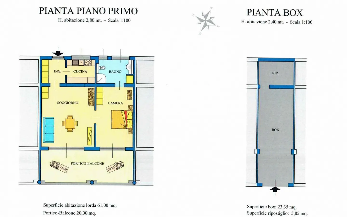 ITALIE - 5 km de la frontière suisse avec terrasse et garage 2,5 pièces - Photo 10 sur 10