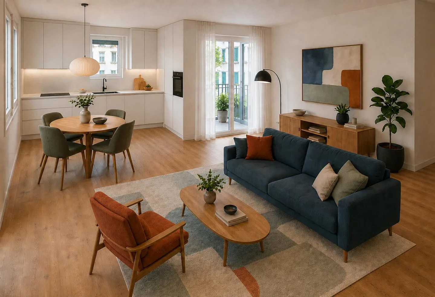 Erstbezug: Moderne 2.5-Zimmer-Wohnung in Sachseln ab 1. 11 - Foto 1 di 6