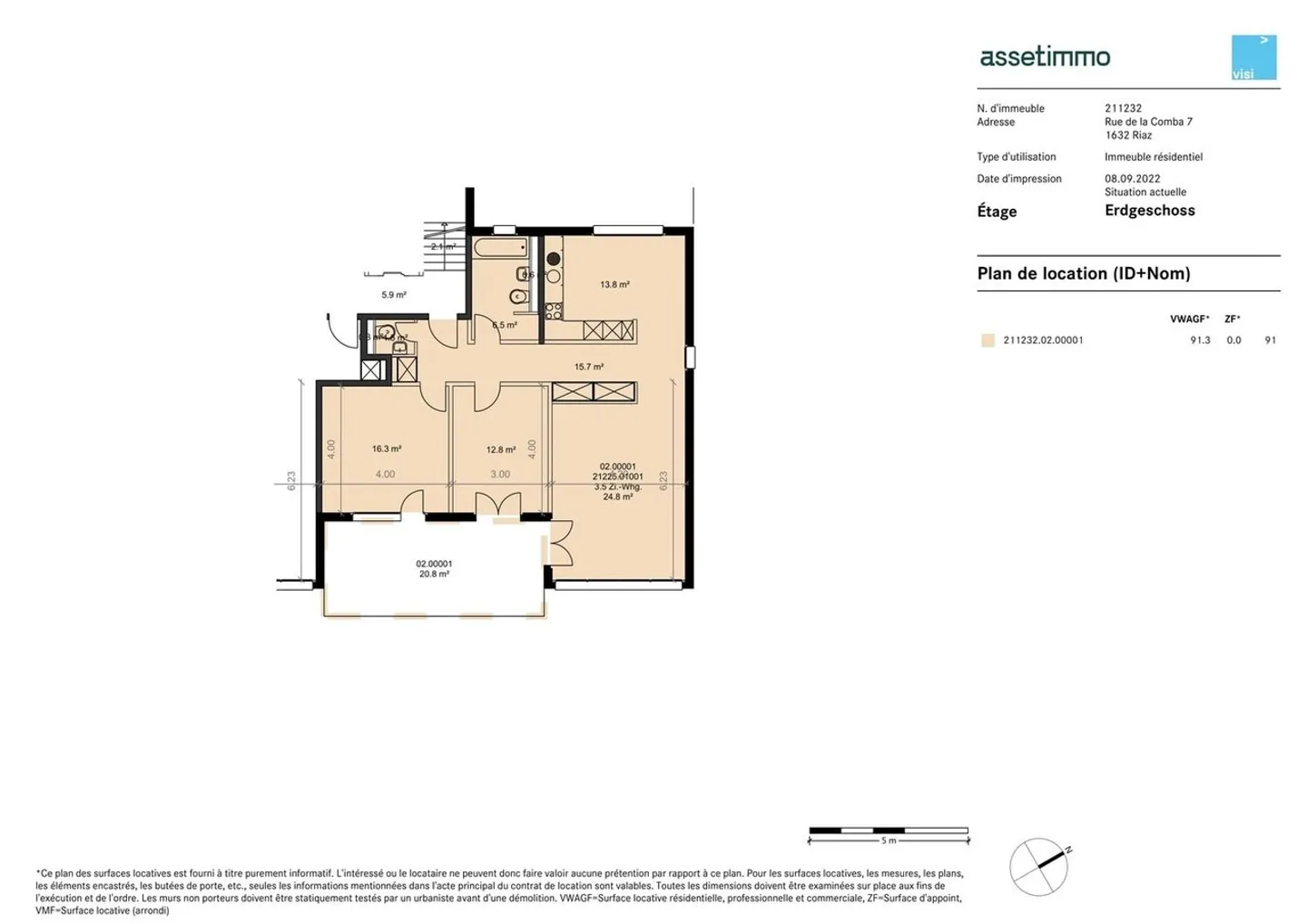 Charming 3.5 rooms with terrace in a very family-friendly neighborhood - Photo 9 of 10