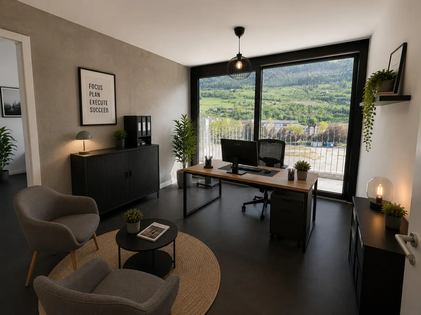 Büros / modernes Kabinett mit 3.5 Zimmern im 4. Stock - Foto 9 di 9