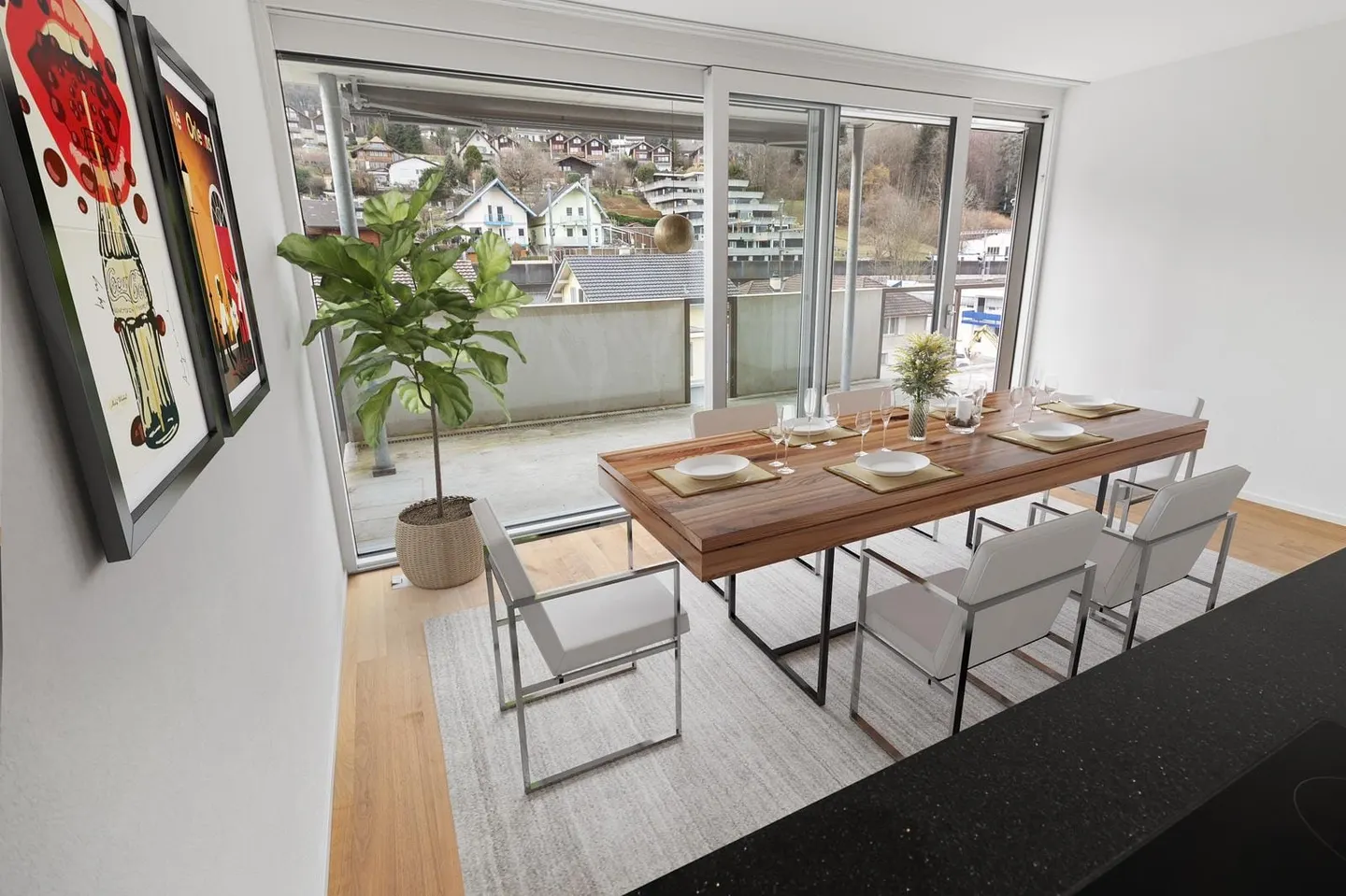 Penthouse moderne avec terrasses - Photo 3 sur 13