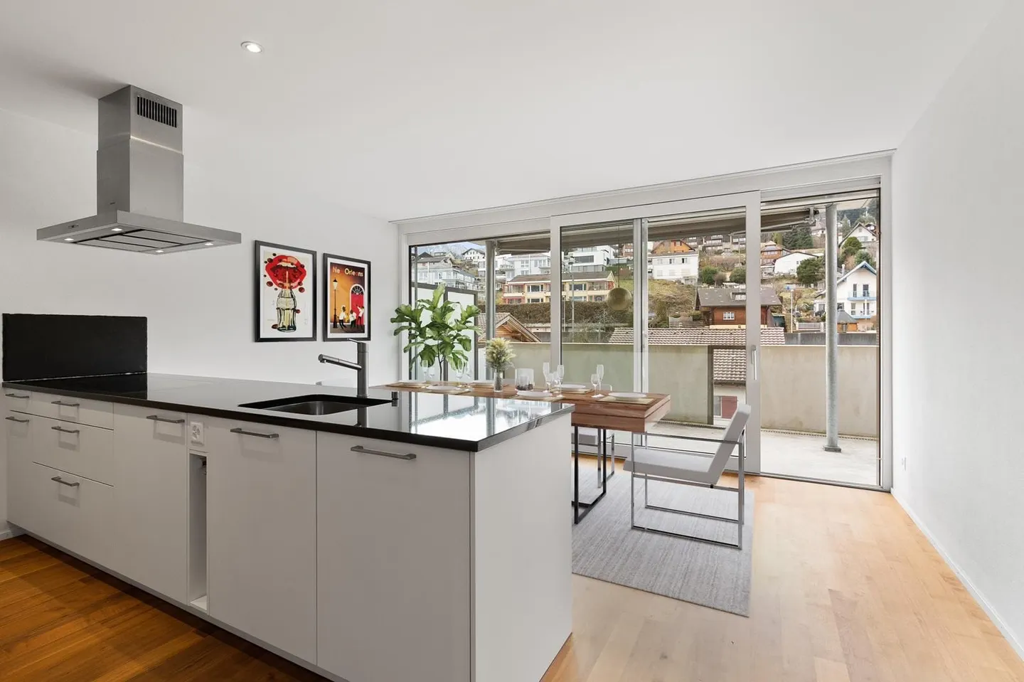 Penthouse moderne avec terrasses - Photo 4 sur 13