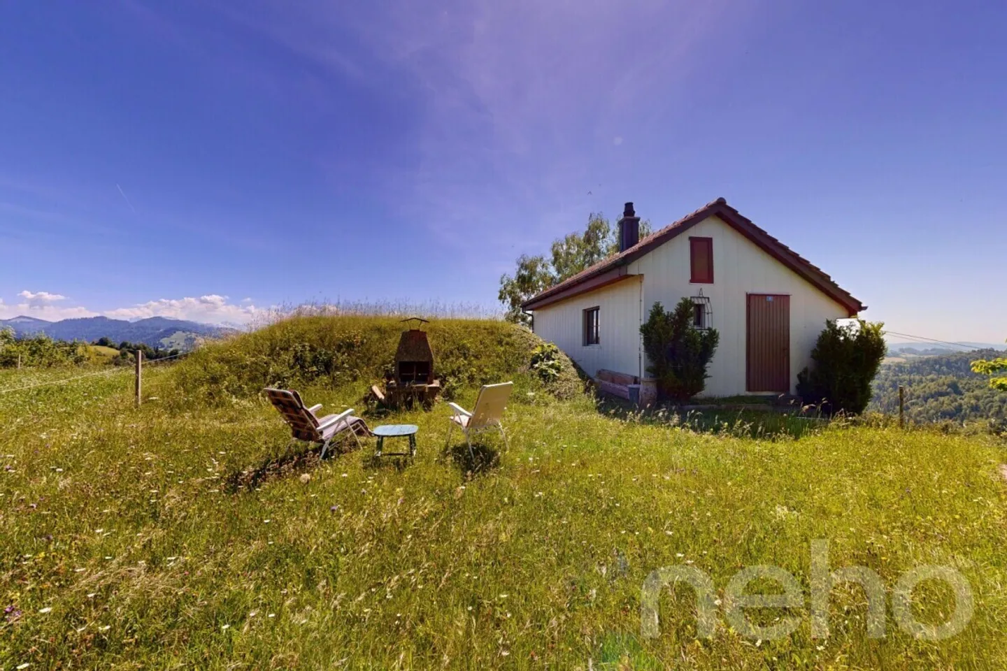 Maison de vacances avec vue panoramique - tranquillité et grandes perspectives à Sternenberg - Photo 1 sur 12
