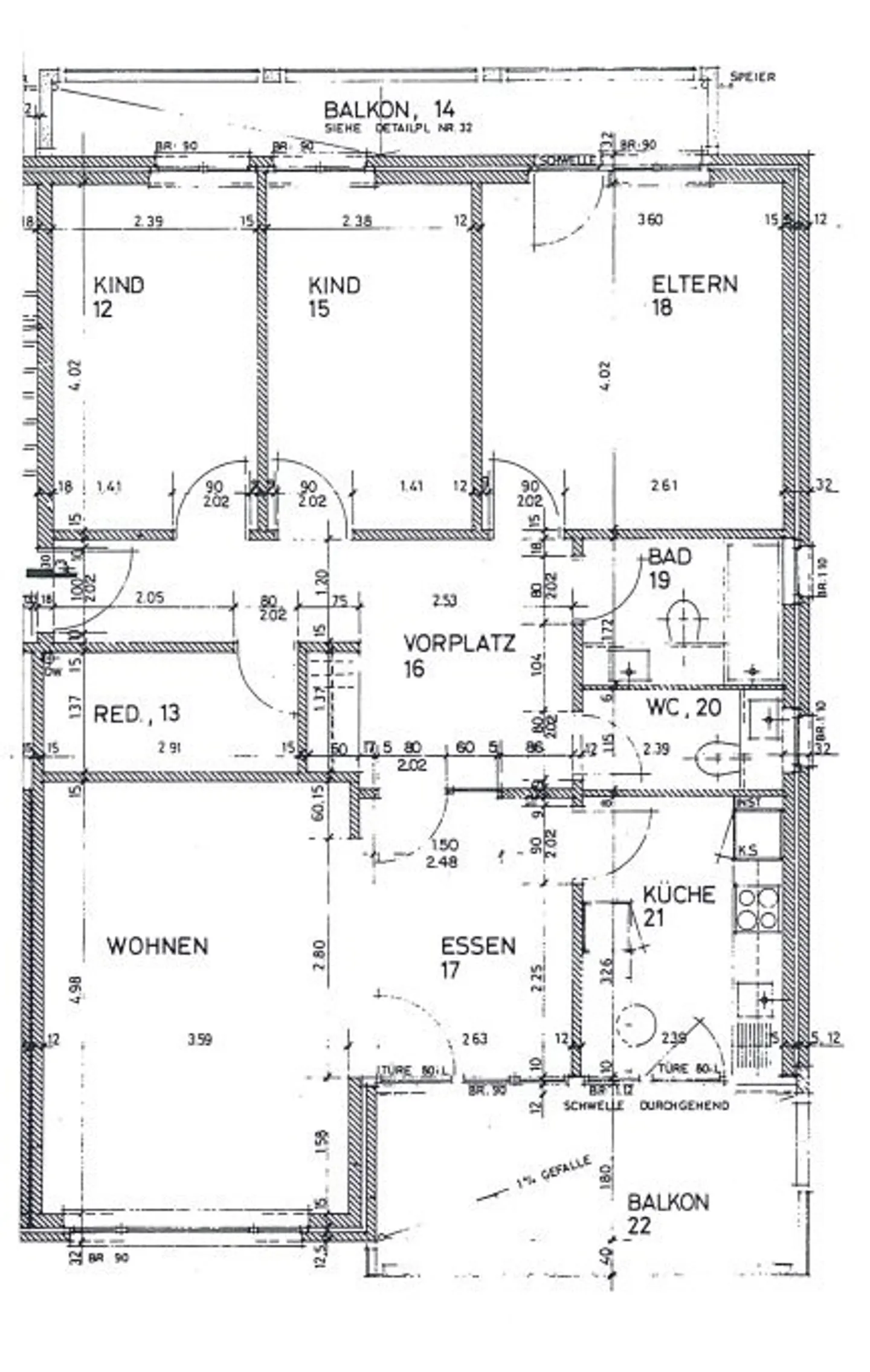 Grosszügige 4.5-Zimmerwohnung mit sanierter Küche und Bad - Foto 10 von 10