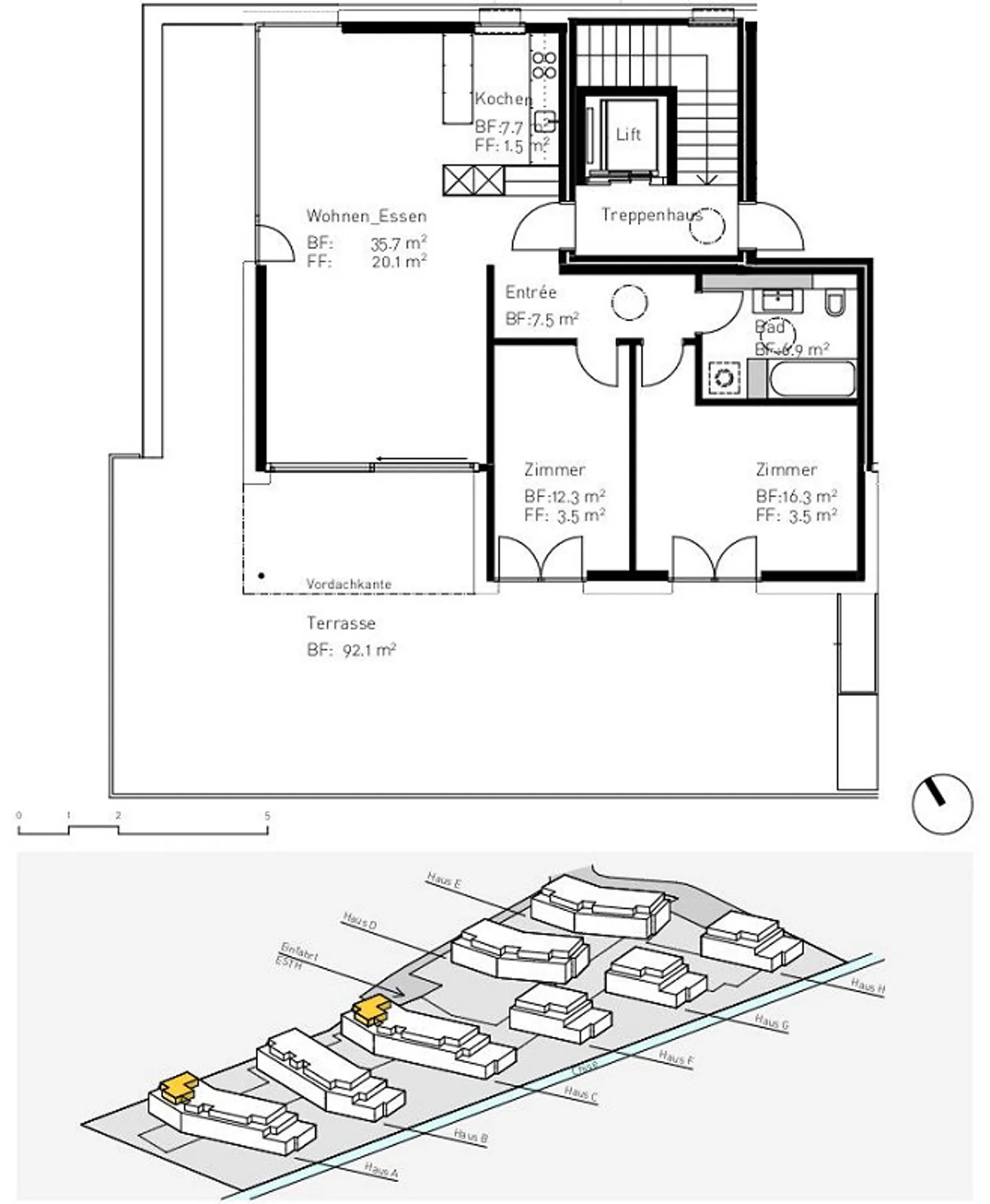 Luminoso appartamento di 3,5 locali con balcone e vista a Konolfingen - Foto 12 di 12