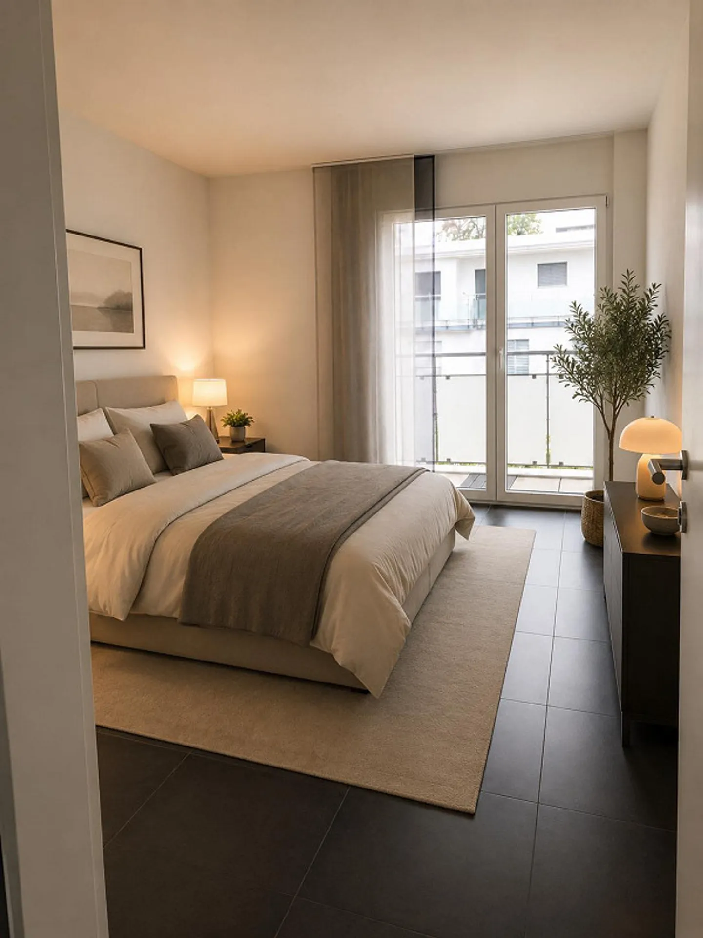 162 m² Attikawohnung mit Rundum-Terrasse, Alpenblick & direktem Liftzu - Photo 17 sur 18