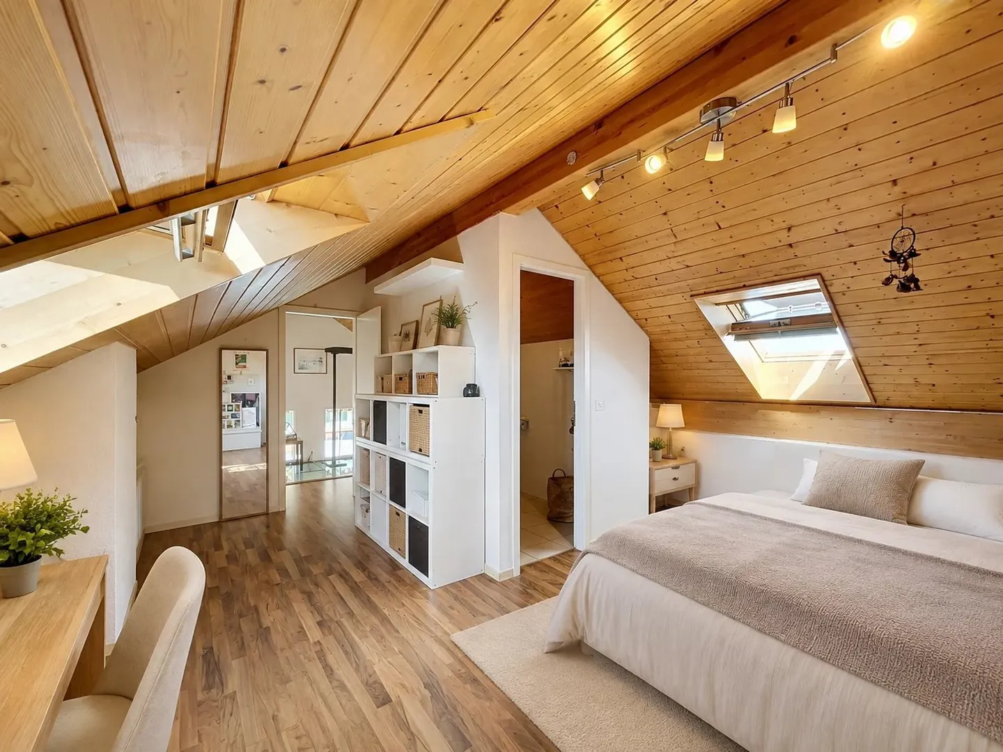 Duplex luminoso con volumi generosi nel cuore del Jorat - Foto 6 di 11