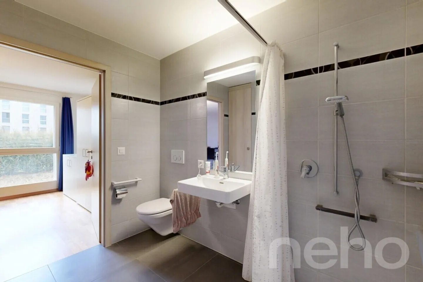 T4 Apartment of 106 m² with mountain view in La Chaux-de-Fonds - Photo 7 of 12