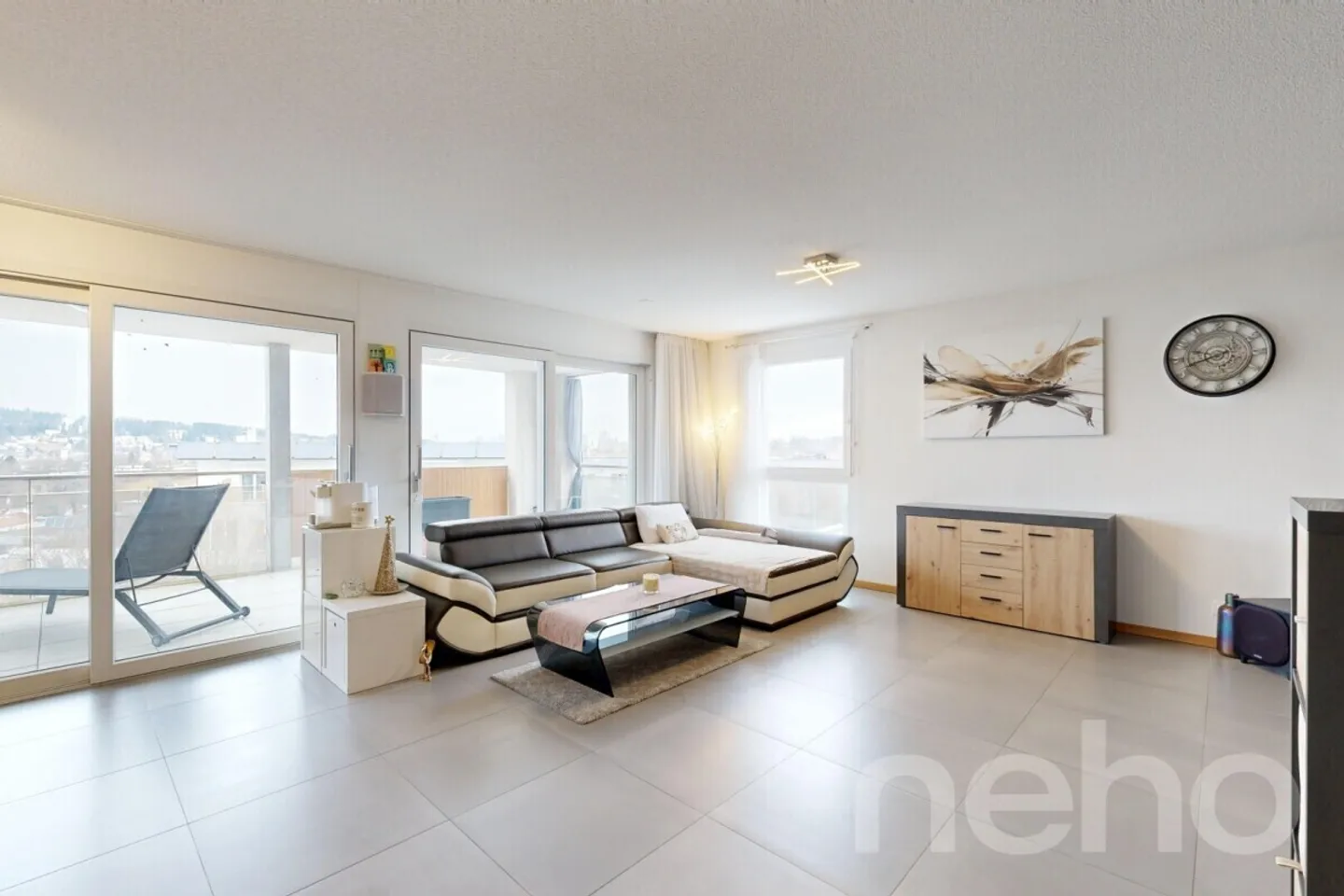 T4 Apartment of 106 m² with mountain view in La Chaux-de-Fonds - Photo 11 of 12