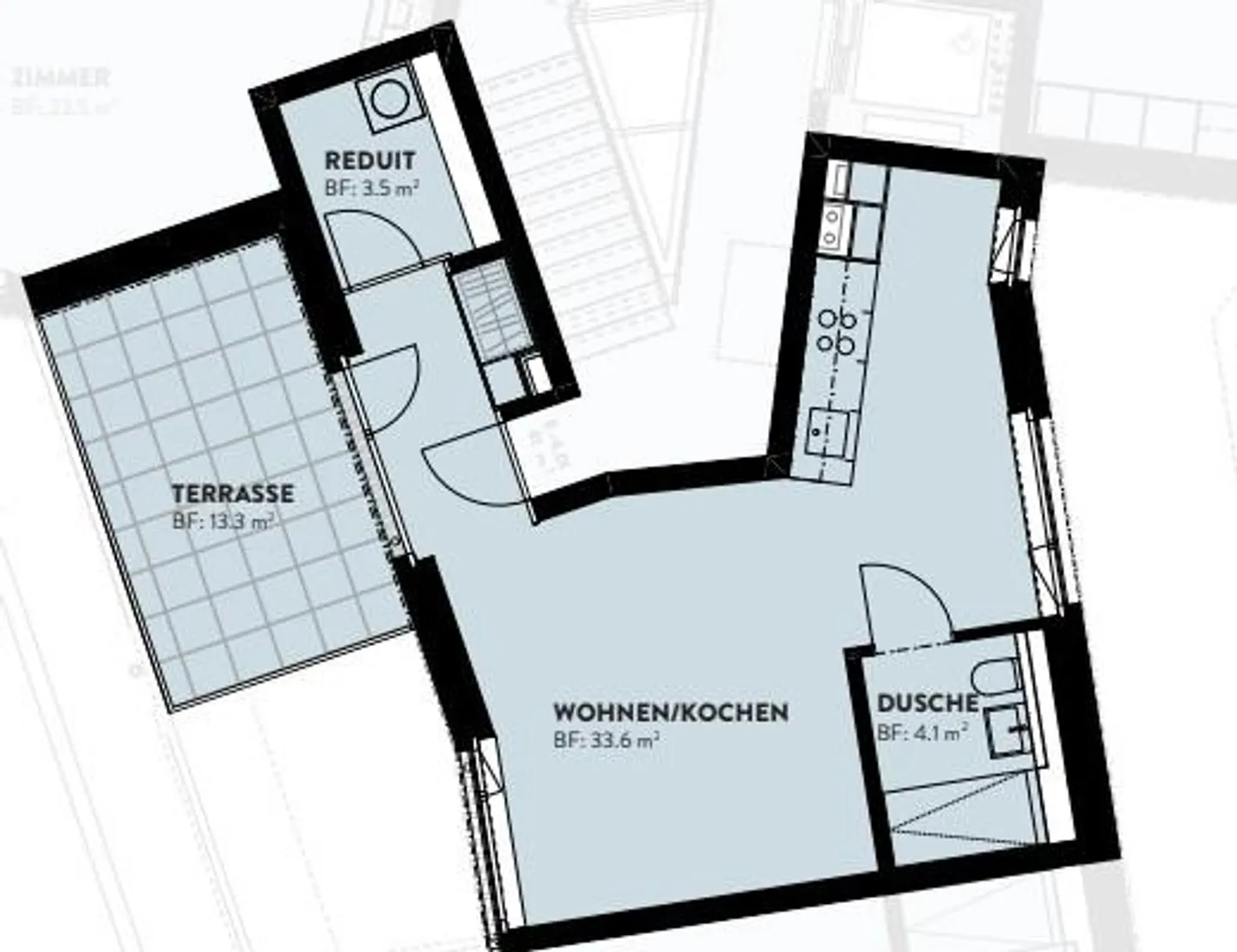 Appartement 1,5 pièces avec belle terrasse - Photo 11 sur 11