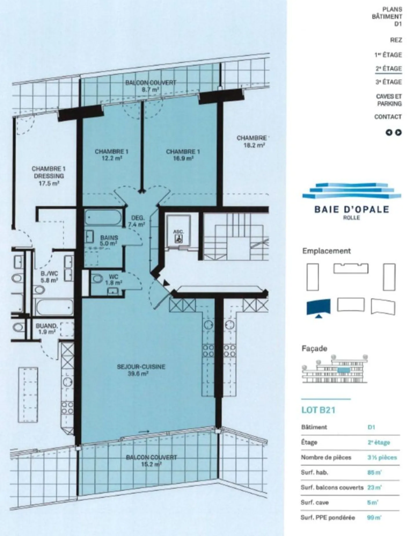 Magnificent 3.5-room apartment with new standards and breathtaking views of the lake - Photo 13 of 13