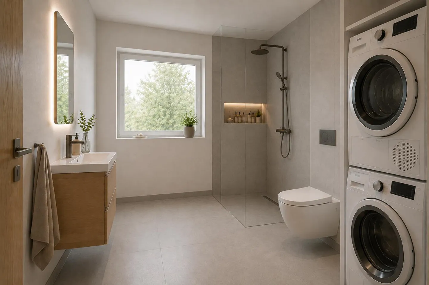 Erstbezug: Moderne 3.5-Zimmer-Wohnung mit See- und Bergsicht - Photo 3 of 7