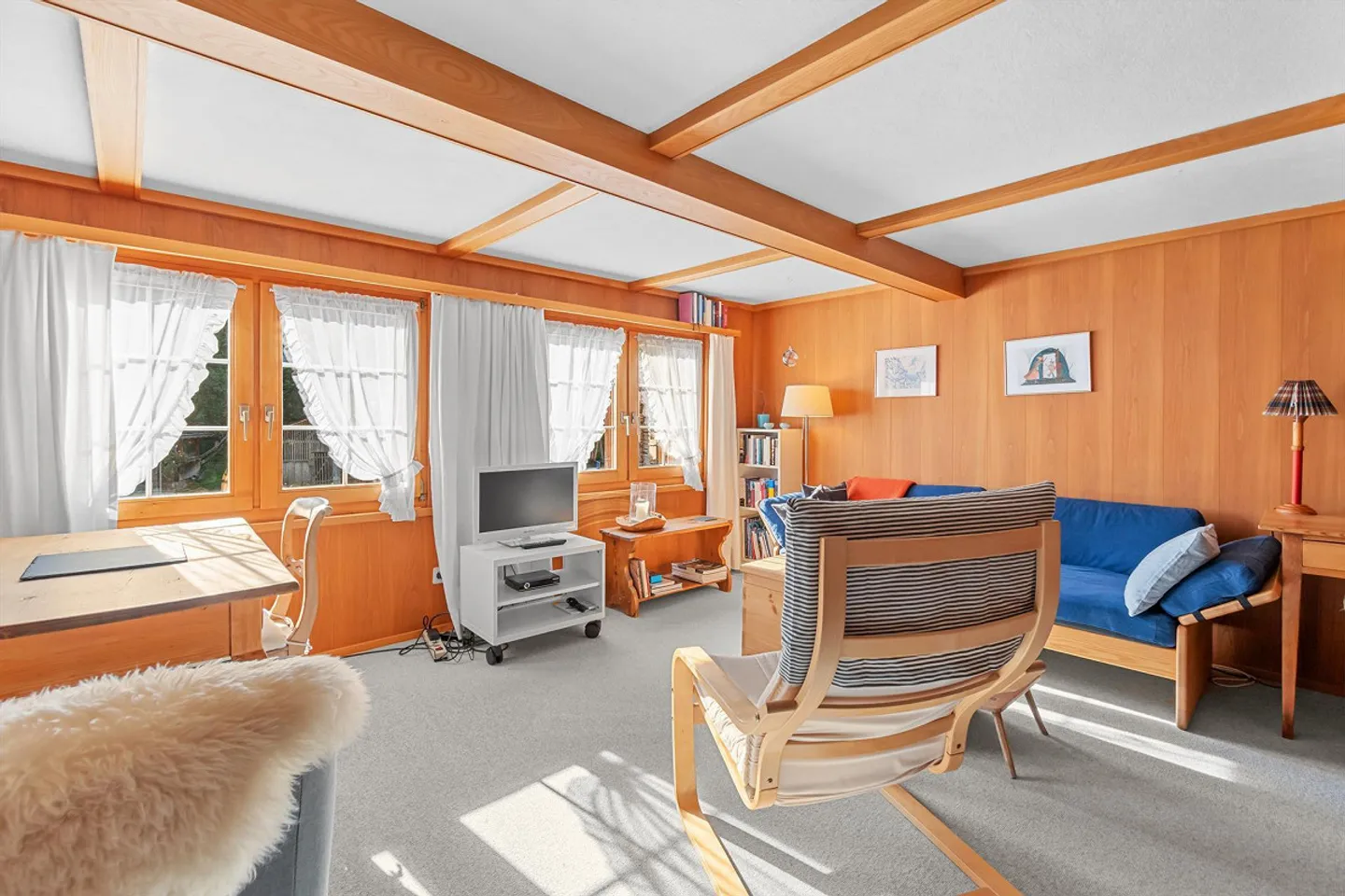 Furnished 4.5 Room Double Family House in Seewis Village (Walser House) - Photo 2 of 30