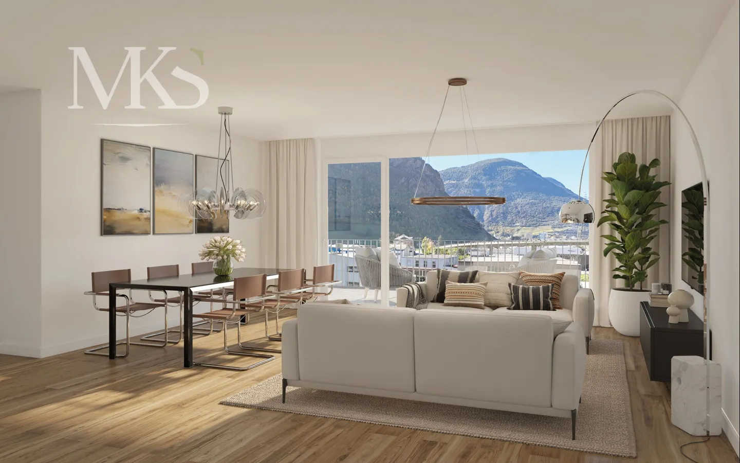 Moderne 2.5-Zimmer-Wohnung in Visp - Foto 5 von 8