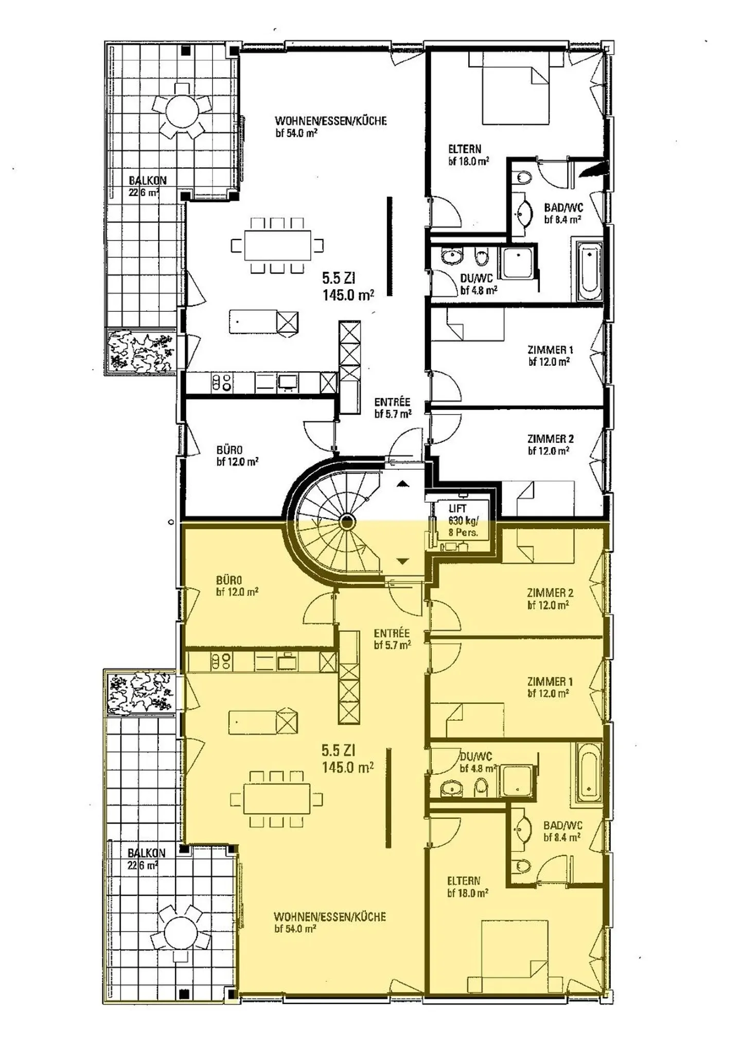 Ampio appartamento di 5,5 stanze in una posizione tranquilla - Foto 11 di 11