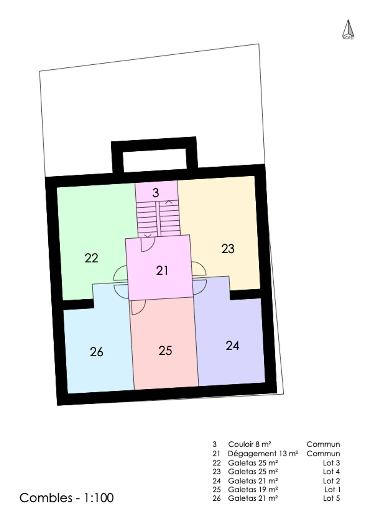 Appartement d'investissement à Chalais - Photo 8 sur 9